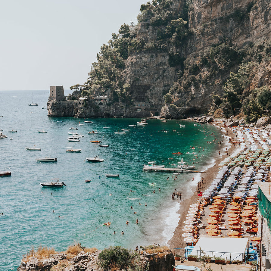 Coastal Scenes wall art collection by Amichi Co, Baia dei Sogni Positano fine art print