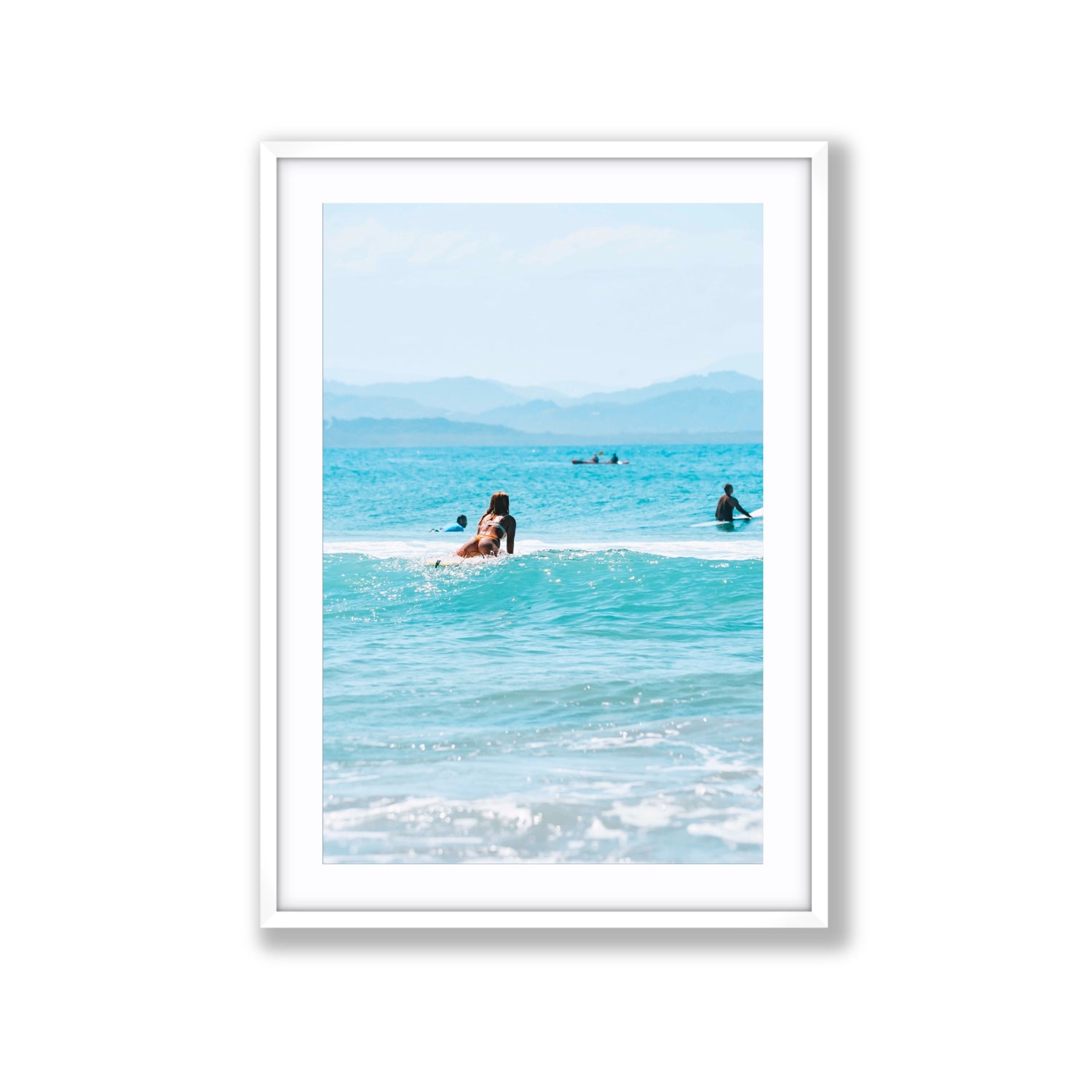 Tatiana fine art print, Byron Bay, Australia, Extra Large, White Frame · Matboard, Fine Art Print