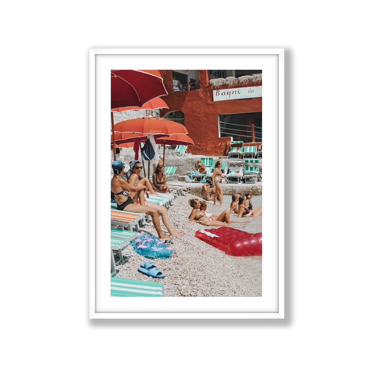 La Dolce Vita fine art print, Capri, Italy, Extra Large, White Frame · Matboard, Fine Art Print