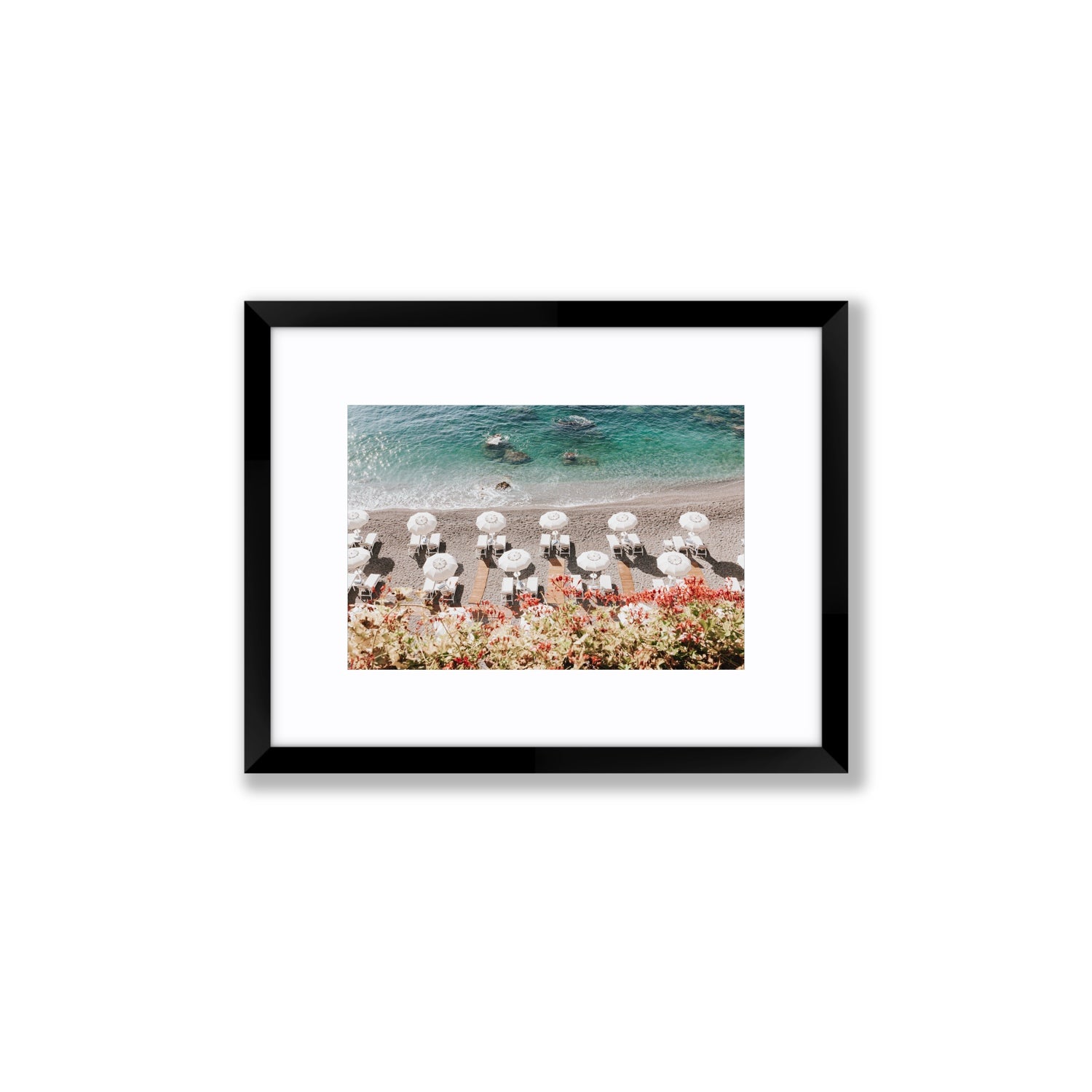 Coastal Charms fine art print, Amalfi, Italy, Small, Black Frame · Matboard, Fine Art Print
