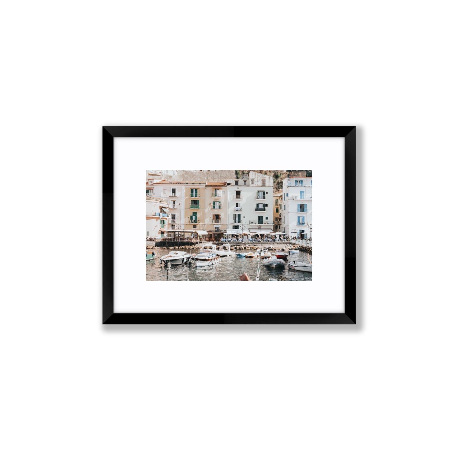 L'Insenatura fine art print, Sorrento, Italy, Small, Black Frame · Matboard, Fine Art Print