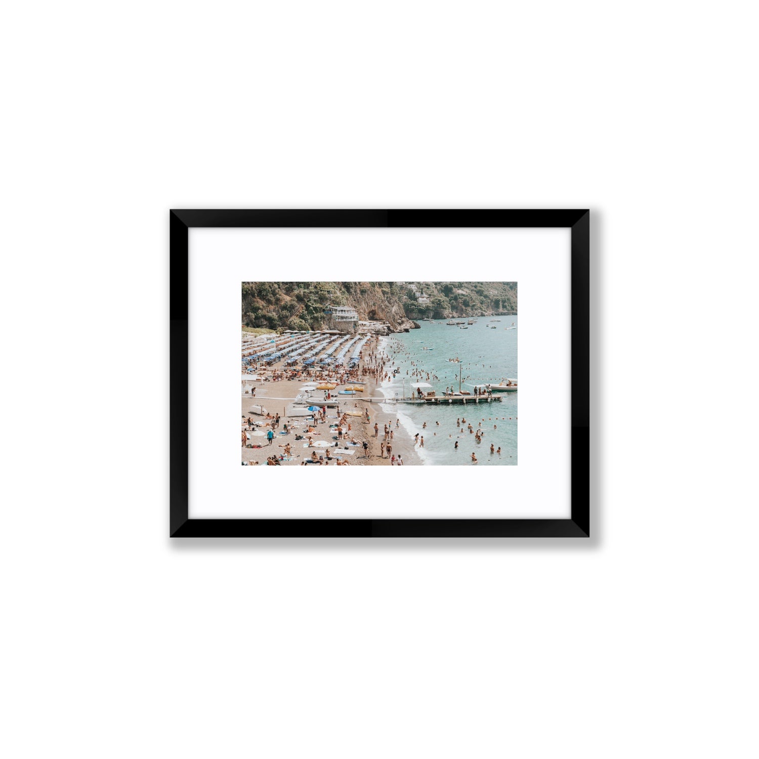 Vista Costiera fine art print, Positano, Italy, Small, Black Frame · Matboard, Fine Art Print