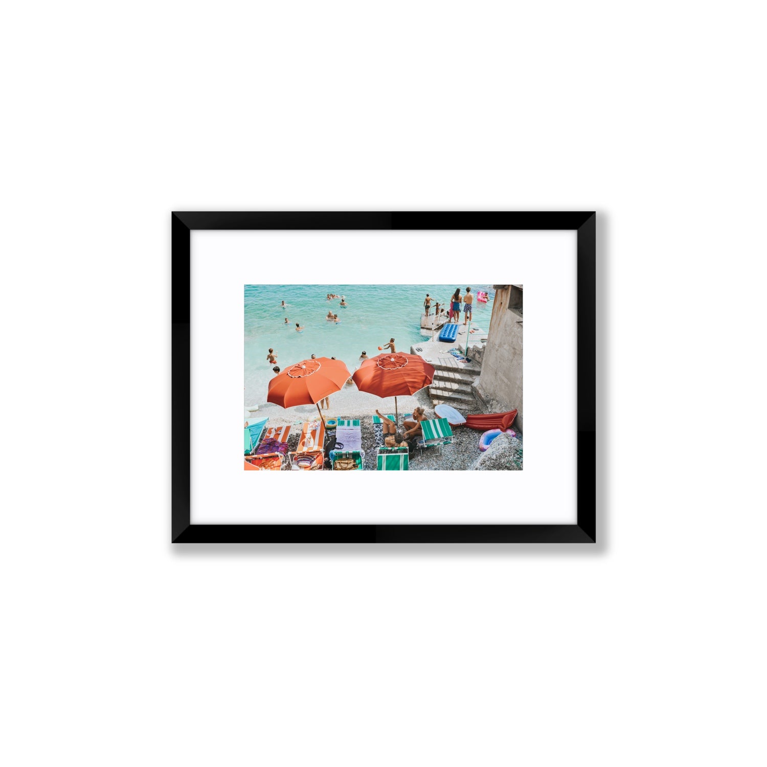 Water Wonderland fine art print, Capri, Italy, Small, Black Frame · Matboard, Fine Art Print