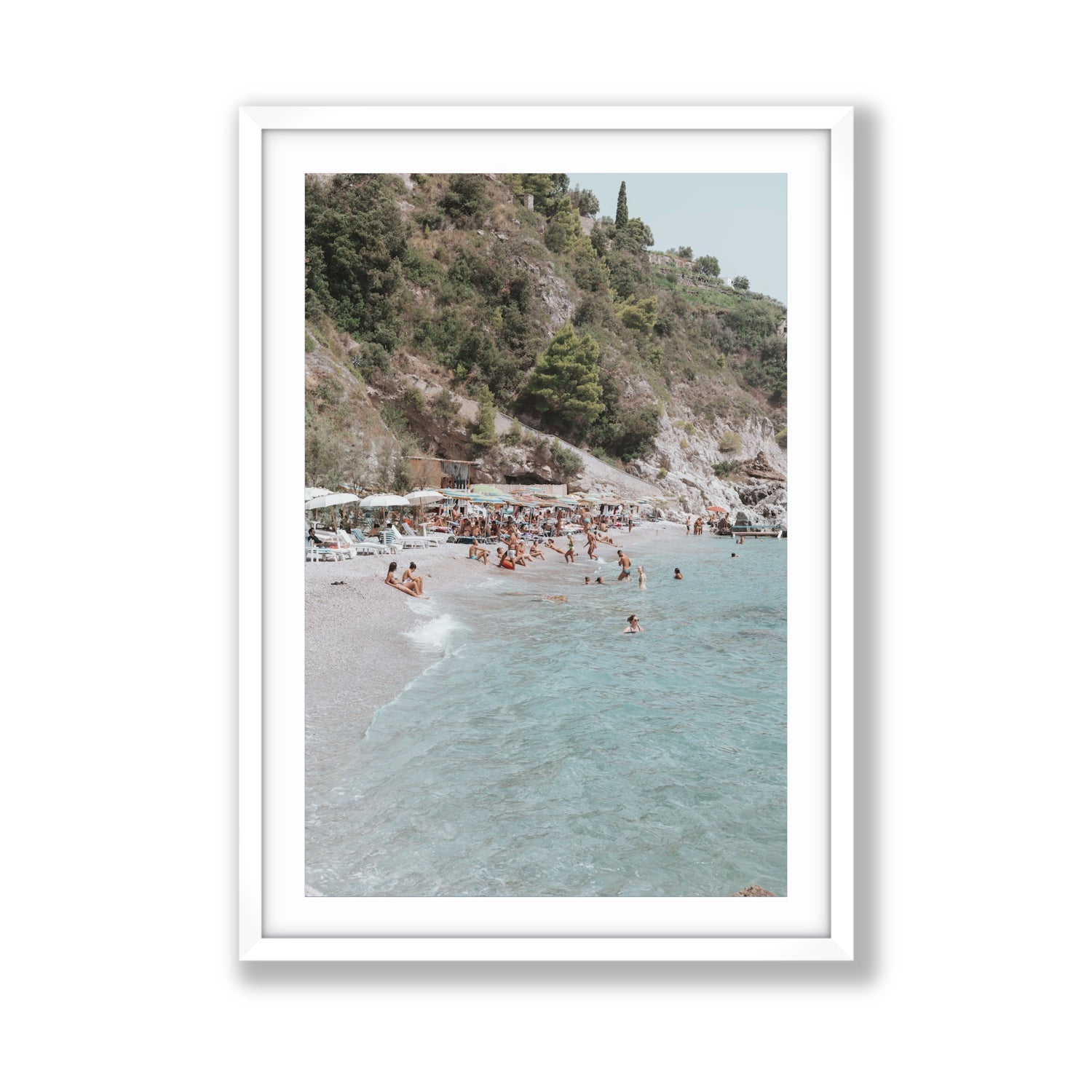 Mediterranean Magic fine art print, Amalfi, Italy, Giant, White Frame · Matboard, Fine Art Print