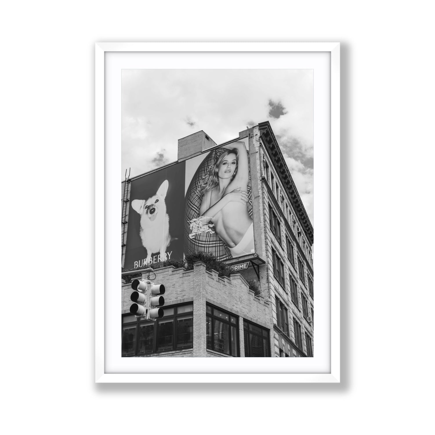 Dynamic Duo fine art print, New York, United States, Giant, White Frame · Matboard, Fine Art Print