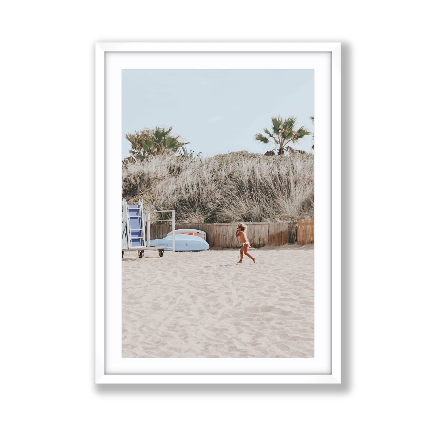 Little Explorer fine art print, Puglia, Italy, Giant, White Frame · Matboard, Fine Art Print