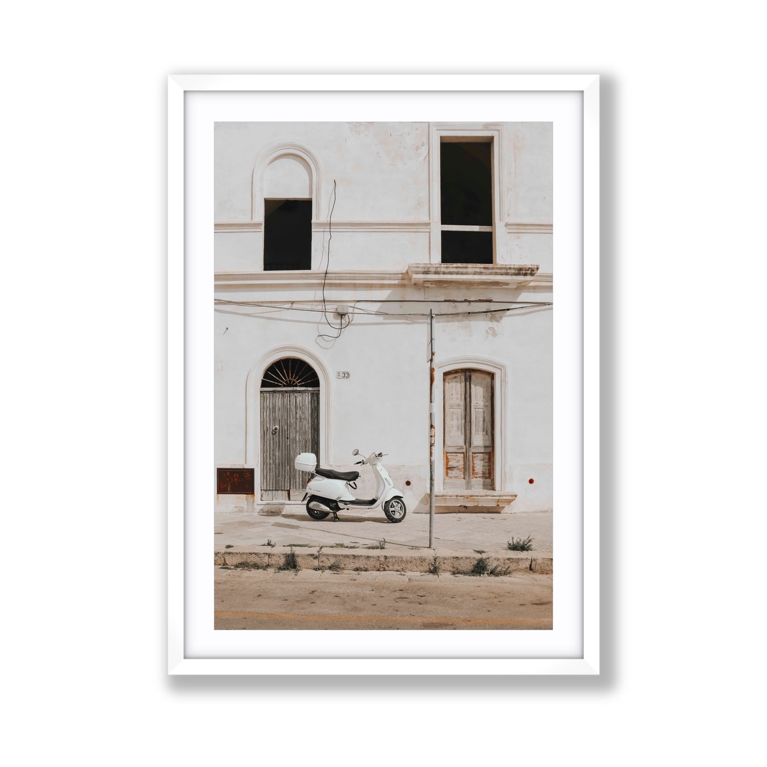 Radiant Ride fine art print, Puglia, Italy, Giant, White Frame · Matboard, Fine Art Print