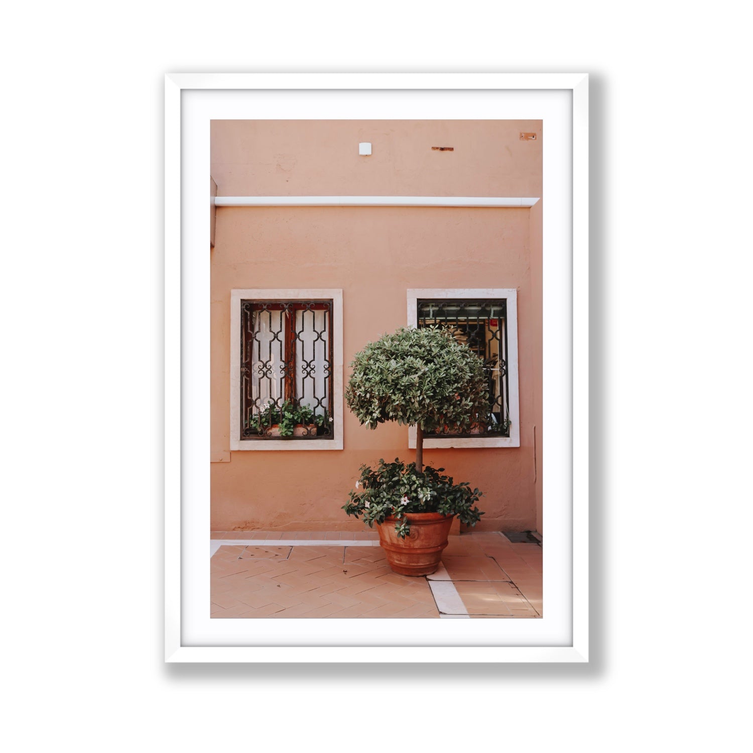 Semplicemente Bello Venice Italian wall art Giant fine art print in white frame with matboard