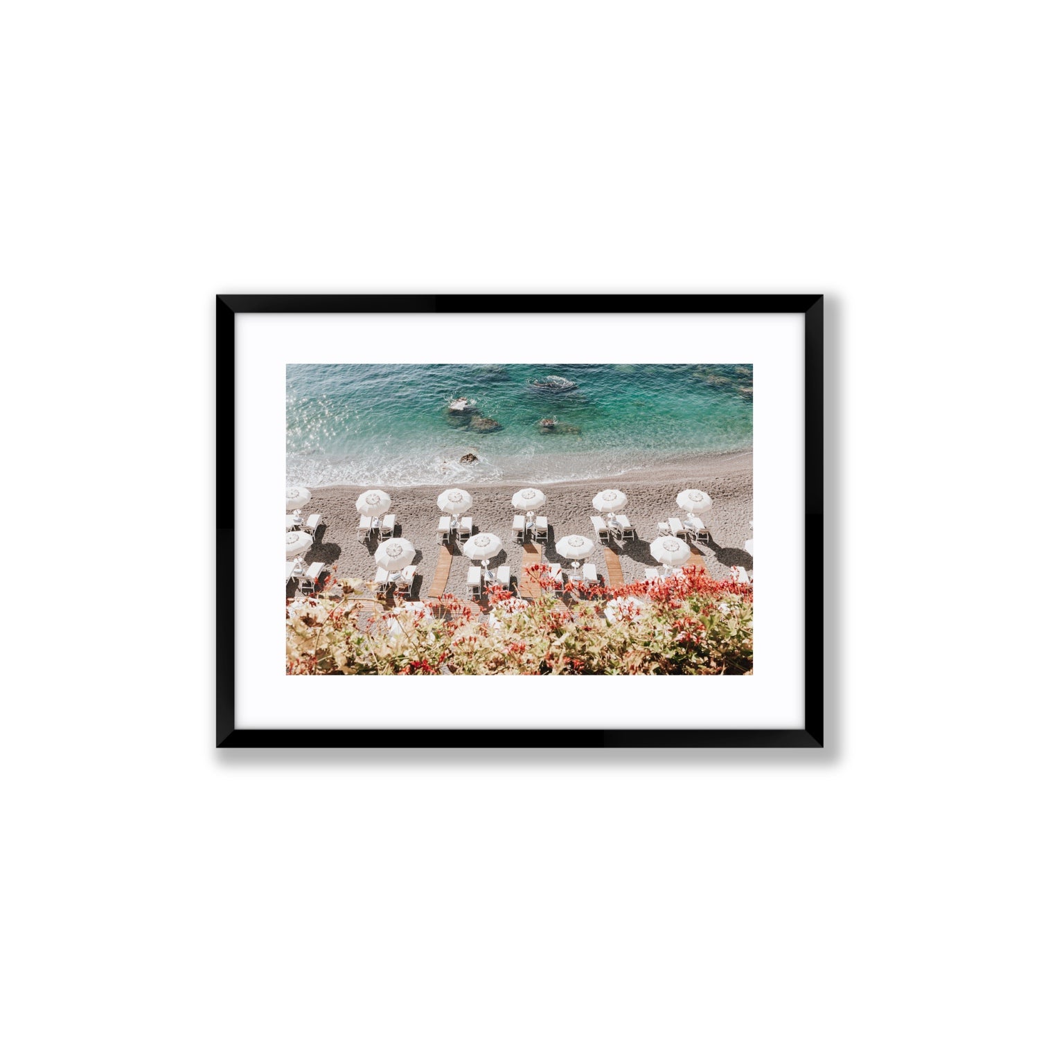 Coastal Charms fine art print, Amalfi, Italy, Medium, Black Frame · Matboard, Fine Art Print