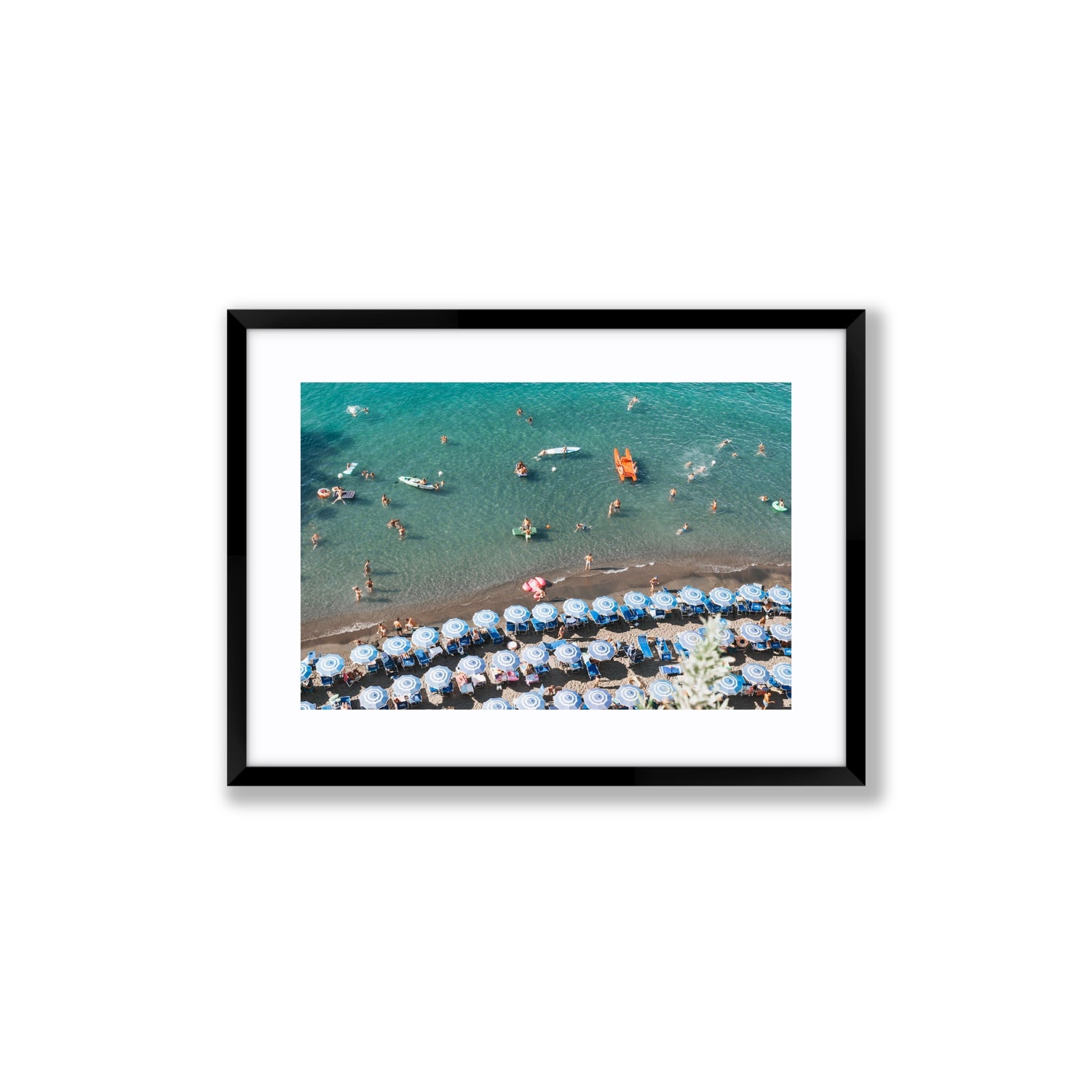 The Sea of Tranquility fine art print, Sorrento, Italy, Medium, Black Frame · Matboard, Fine Art Print