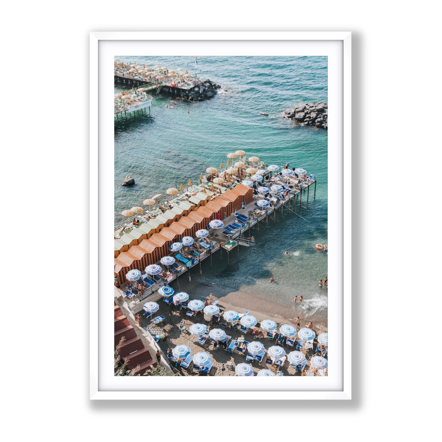 Ocean Fantasy fine art print, Sorrento, Italy, Gallery, White Frame · Matboard, Fine Art Print