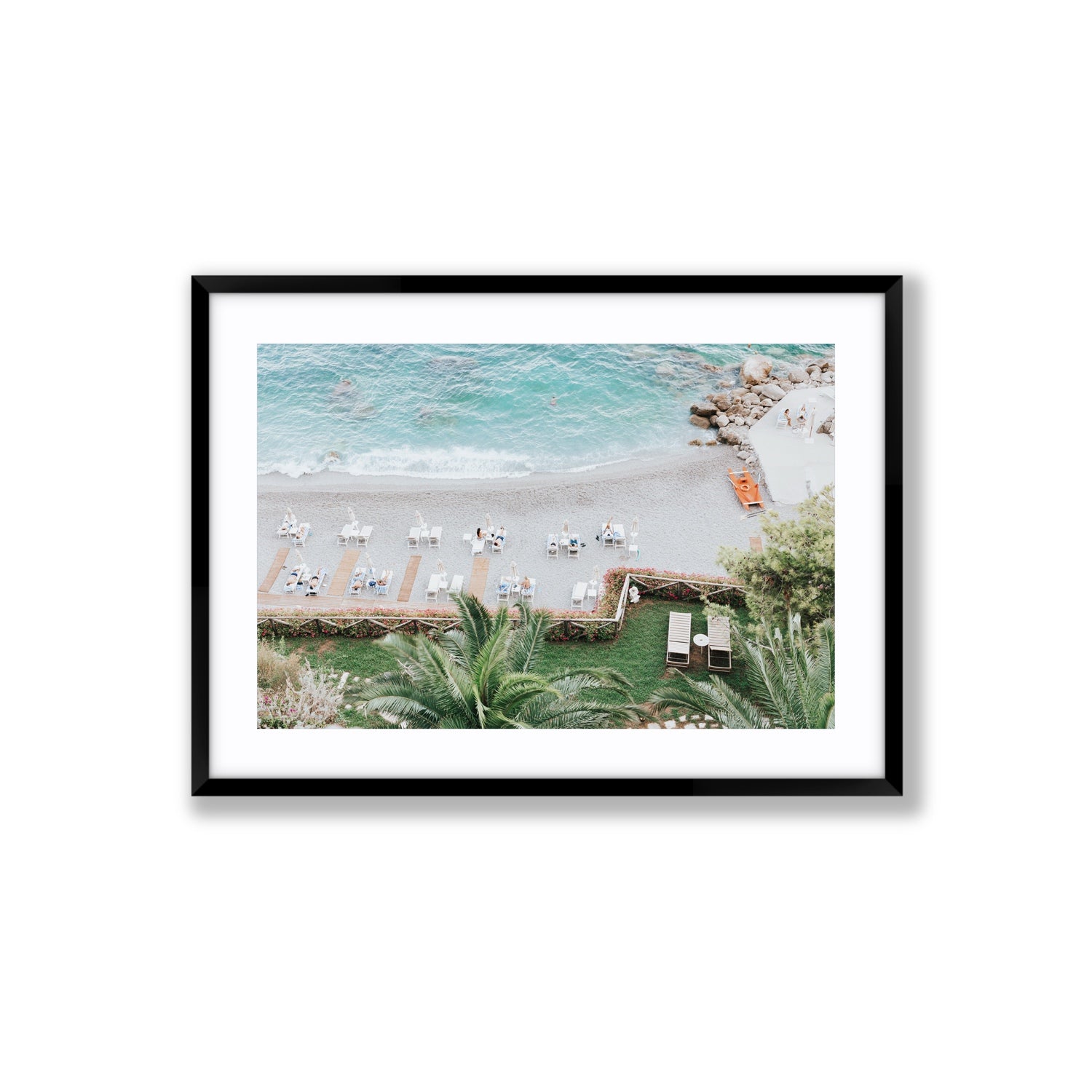 Elysian fine art print, Amalfi, Italy, Large, Black Frame · Matboard, Fine Art Print