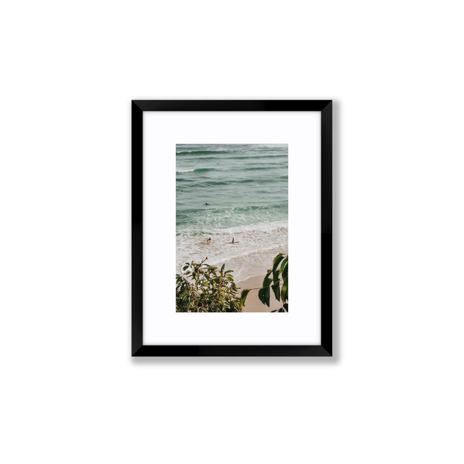 Private Paradise fine art print, Byron Bay, Australia, Small, Black Frame · Matboard, Fine Art Print