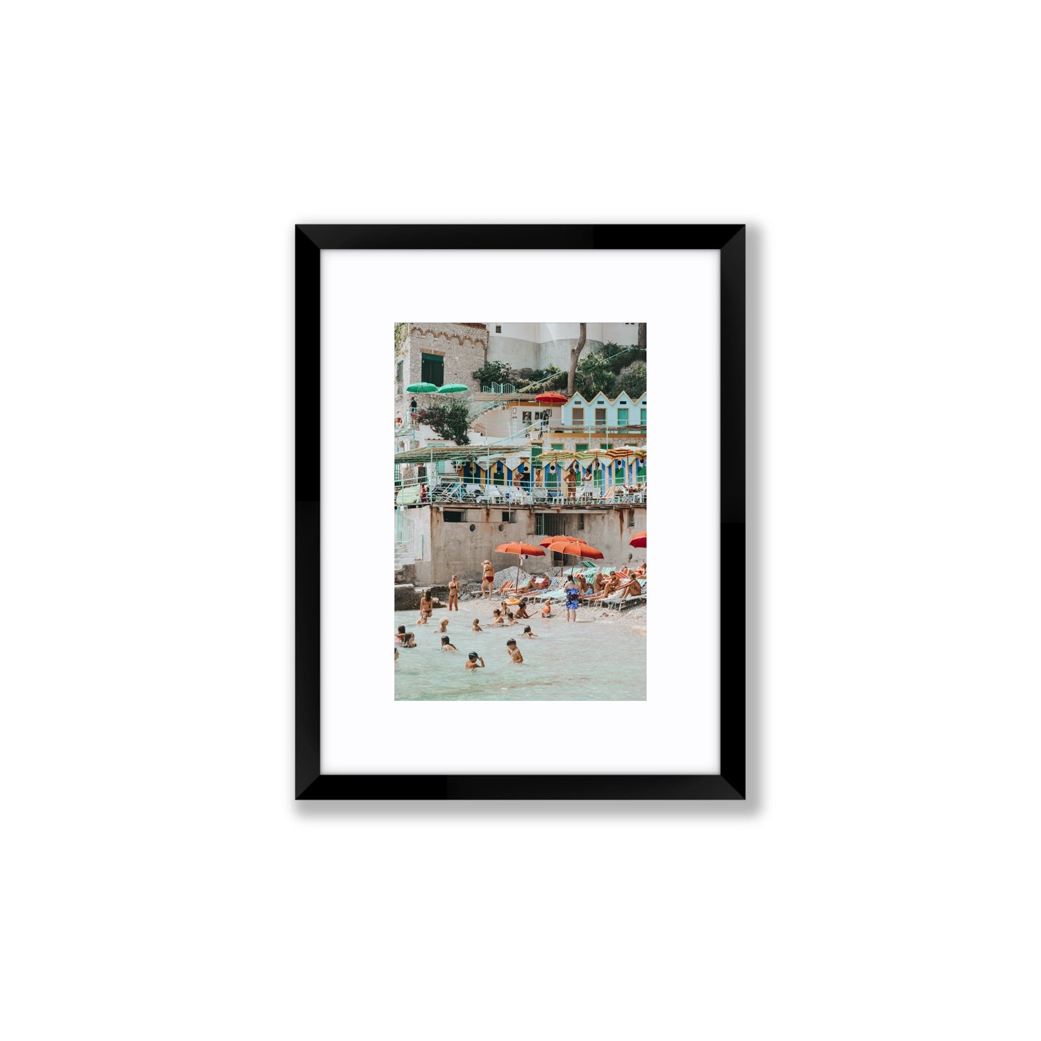 Kaleidoscope fine art print, Capri, Italy, Small, Black Frame · Matboard, Fine Art Print