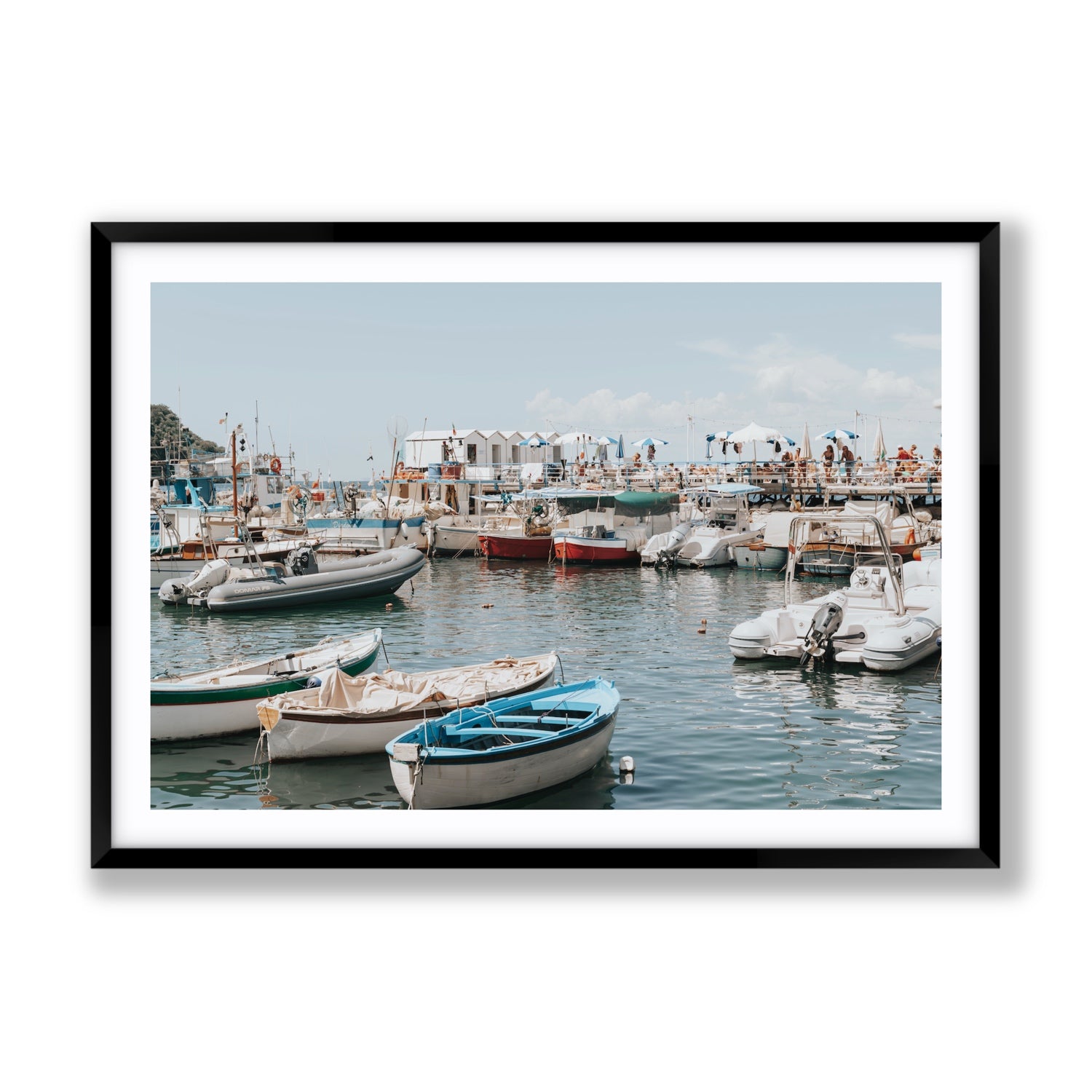 Antico Porto fine art print, Sorrento, Italy, Gallery, Black Frame · Matboard, Fine Art Print