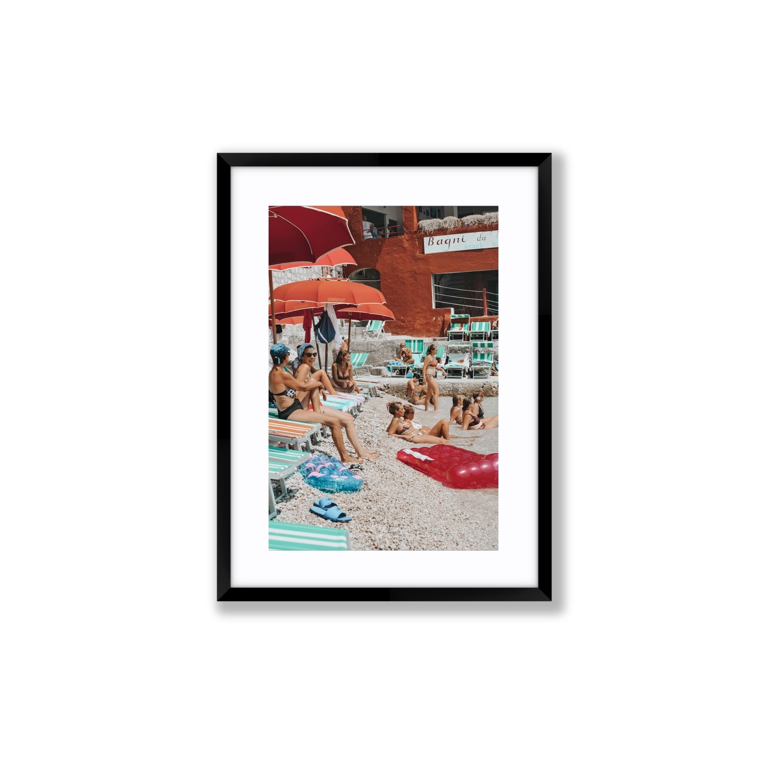 La Dolce Vita fine art print, Capri, Italy, Medium, Black Frame · Matboard, Fine Art Print