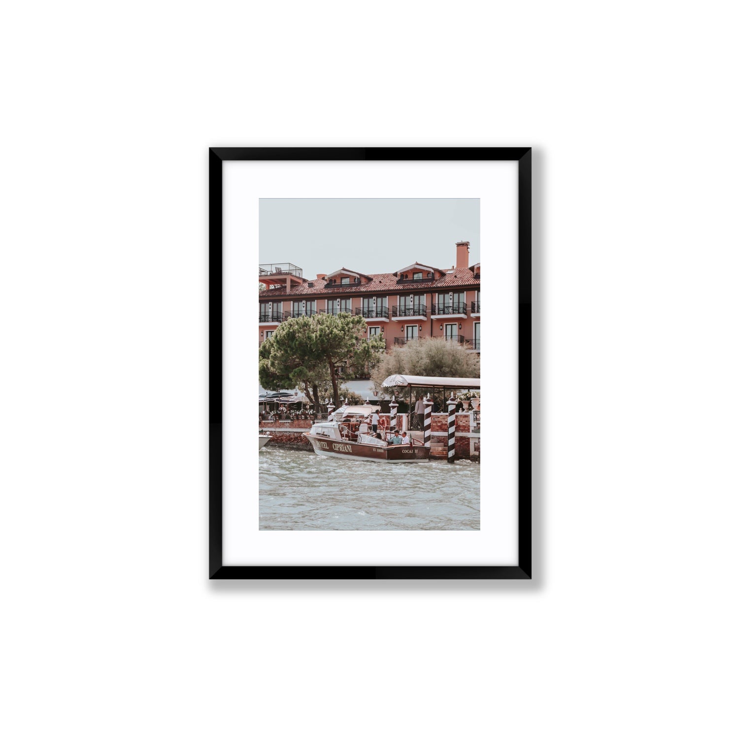 Cocai II Venice Italian wall art Medium fine art print in black frame with matboard