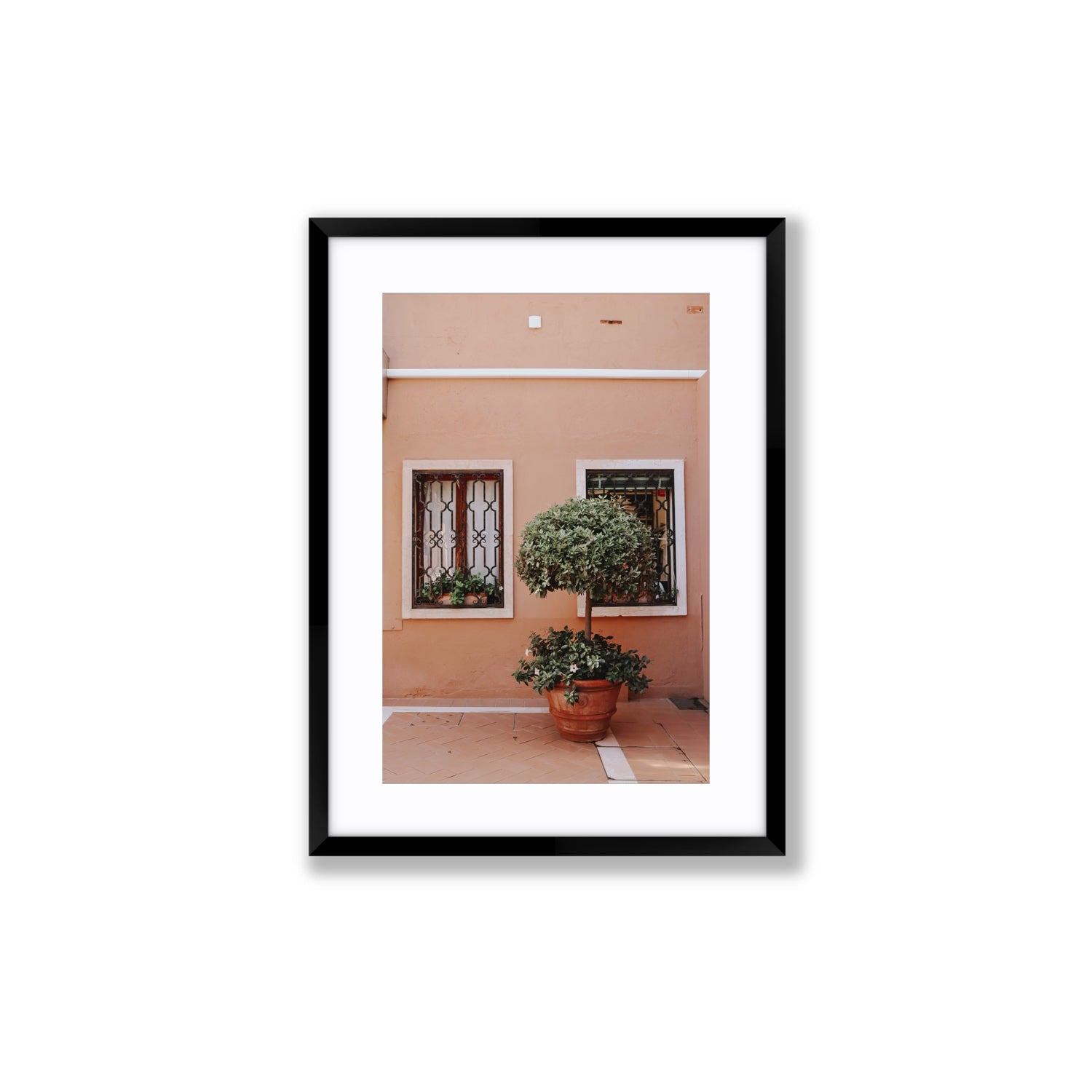 Semplicemente Bello Venice Italian wall art Medium fine art print in black frame with matboard