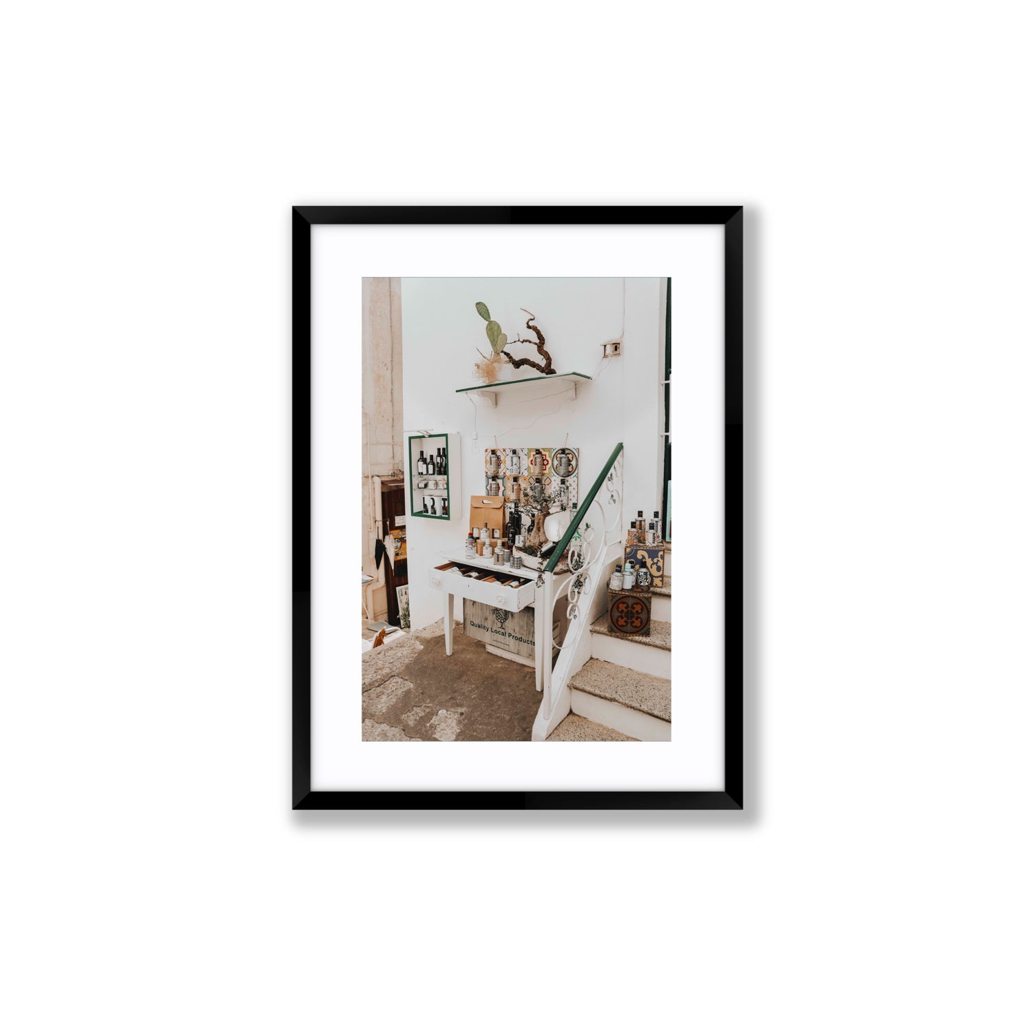 Liquid Gold fine art print, Puglia, Italy, Medium, Black Frame · Matboard, Fine Art Print