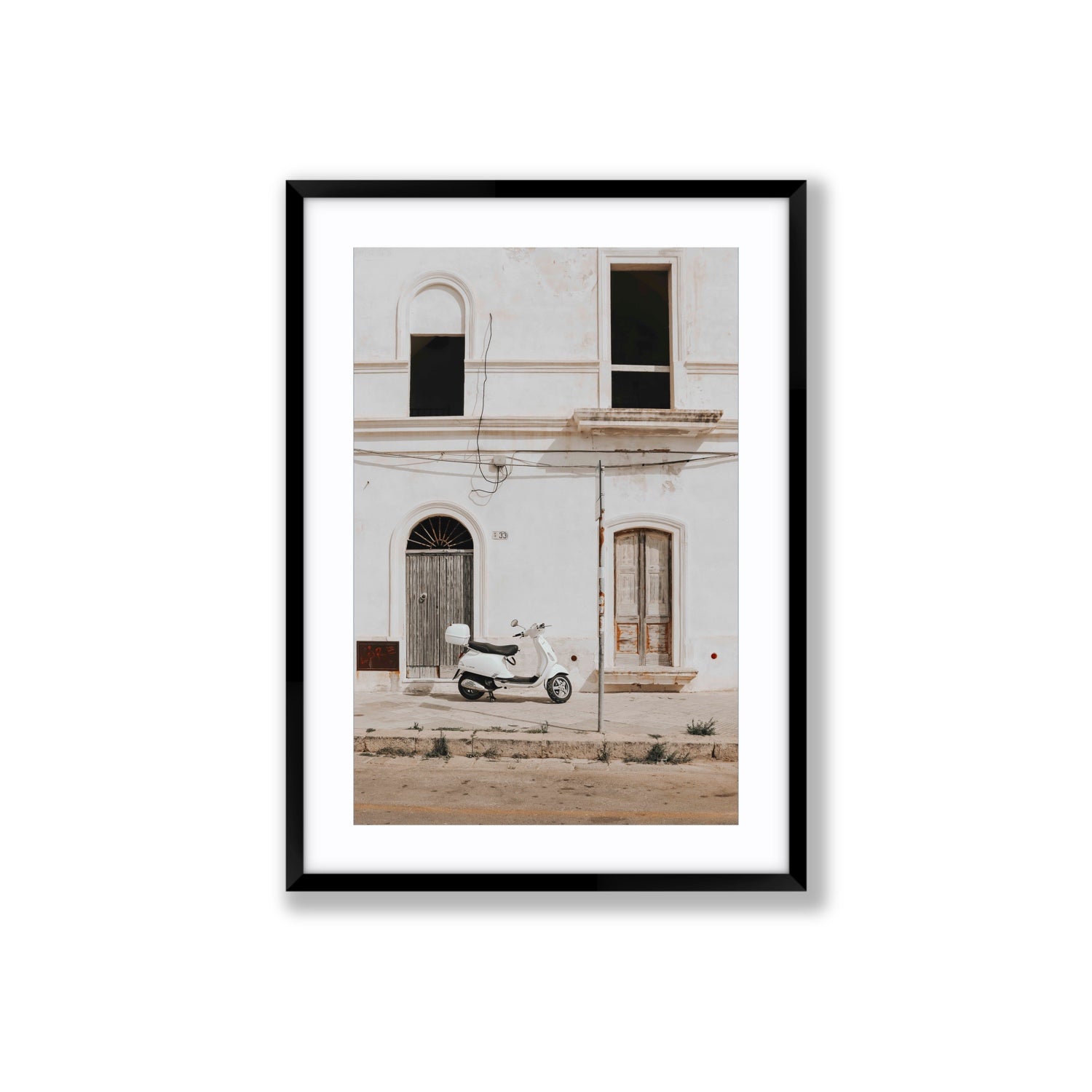 Radiant Ride fine art print, Puglia, Italy, Large, Black Frame · Matboard, Fine Art Print