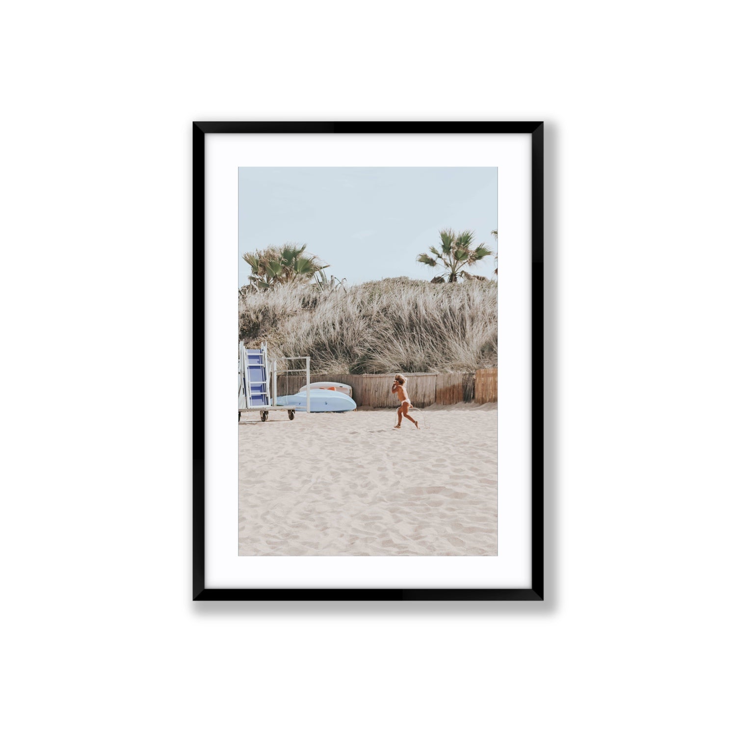 Little Explorer fine art print, Puglia, Italy, Large, Black Frame · Matboard, Fine Art Print