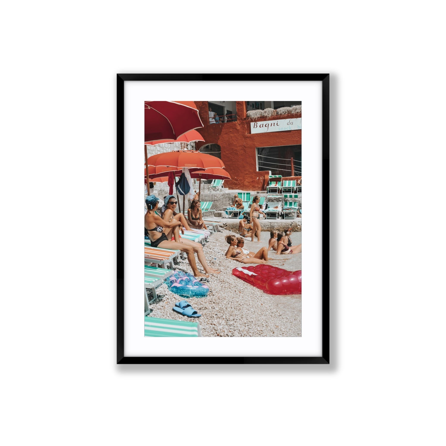 La Dolce Vita fine art print, Capri, Italy, Large, Black Frame · Matboard, Fine Art Print