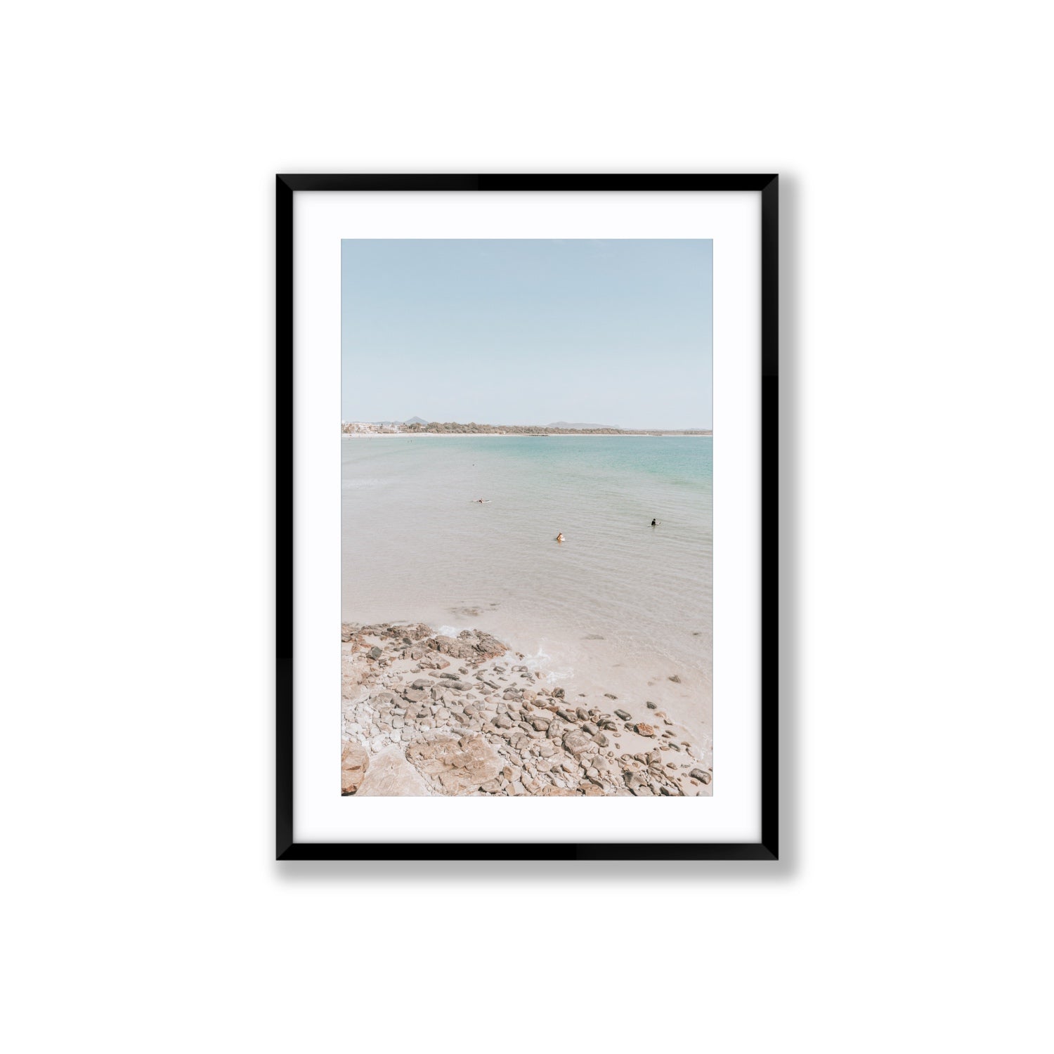 Sweet Serotonin fine art print, Noosa, Australia, coastal scenes artwork, Large, Black Frame · Matboard, Fine Art Print