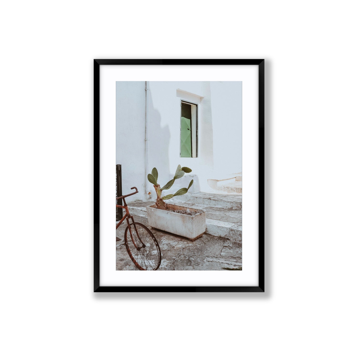 Simple Harmony fine art print, Puglia, Italy, Large, Black Frame · Matboard, Fine Art Print