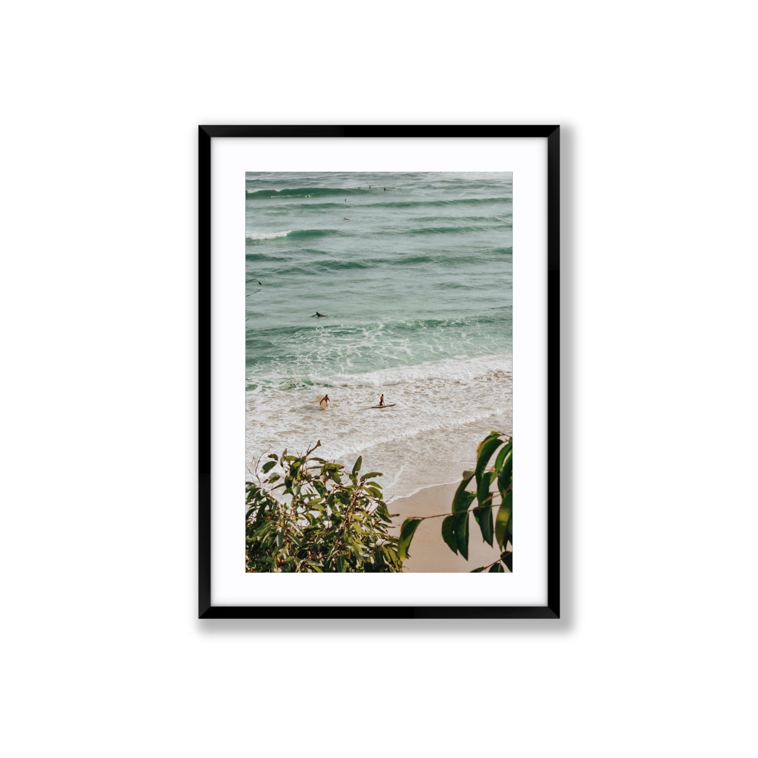 Private Paradise fine art print, Byron Bay, Australia, Large, Black Frame · Matboard, Fine Art Print