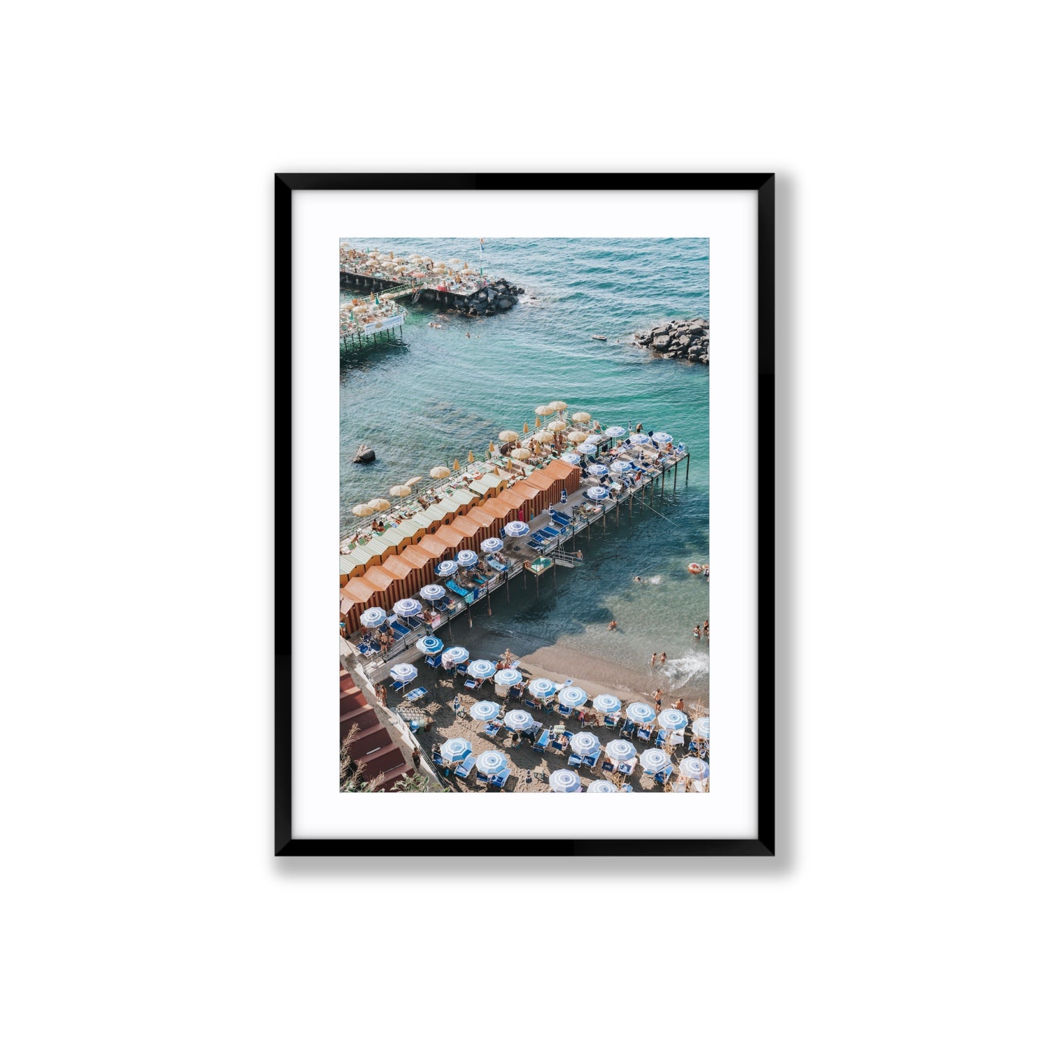 Ocean Fantasy fine art print, Sorrento, Italy, Large, Black Frame · Matboard, Fine Art Print