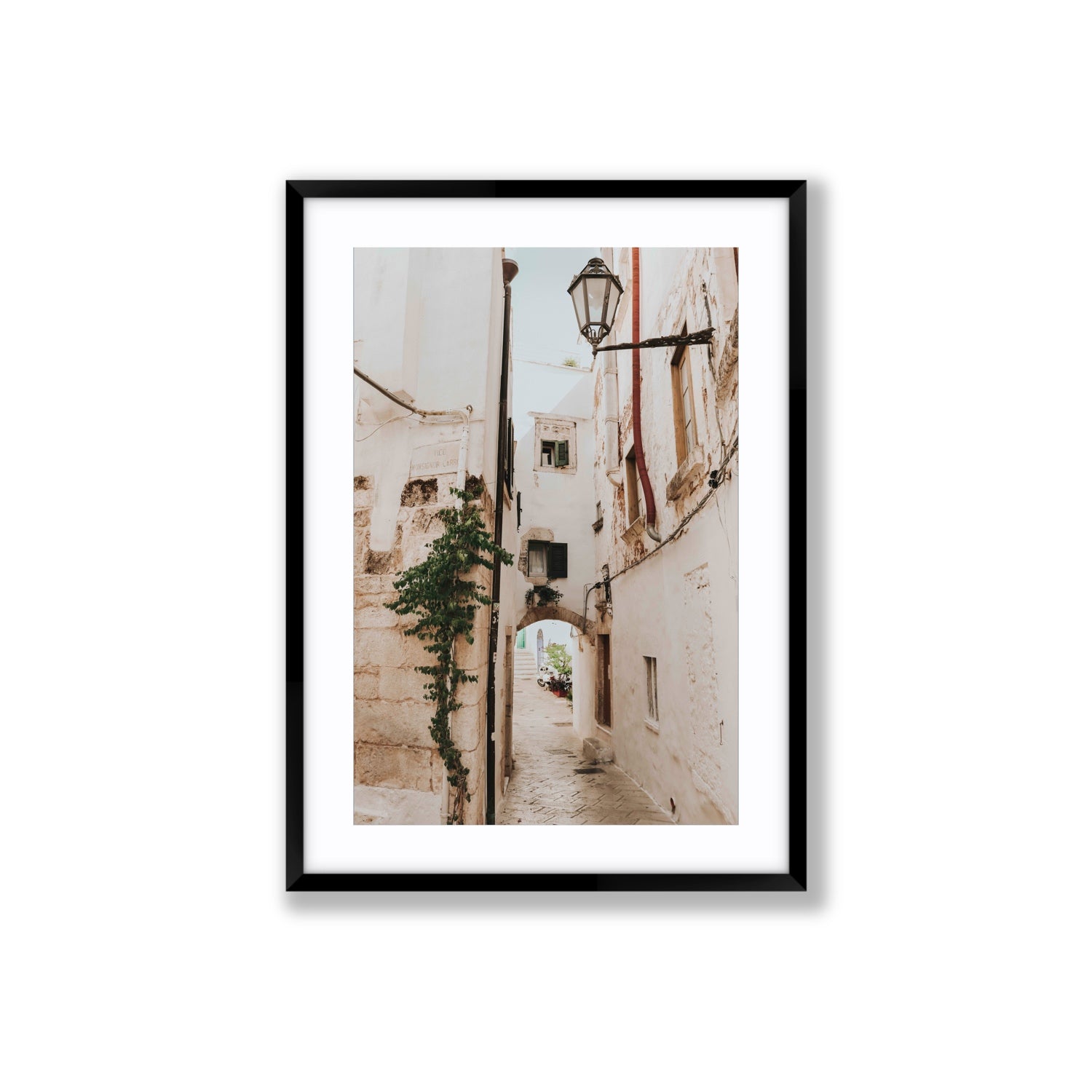 Labyrinth Lanes fine art print, Puglia, Italy, Large, Black Frame · Matboard, Fine Art Print