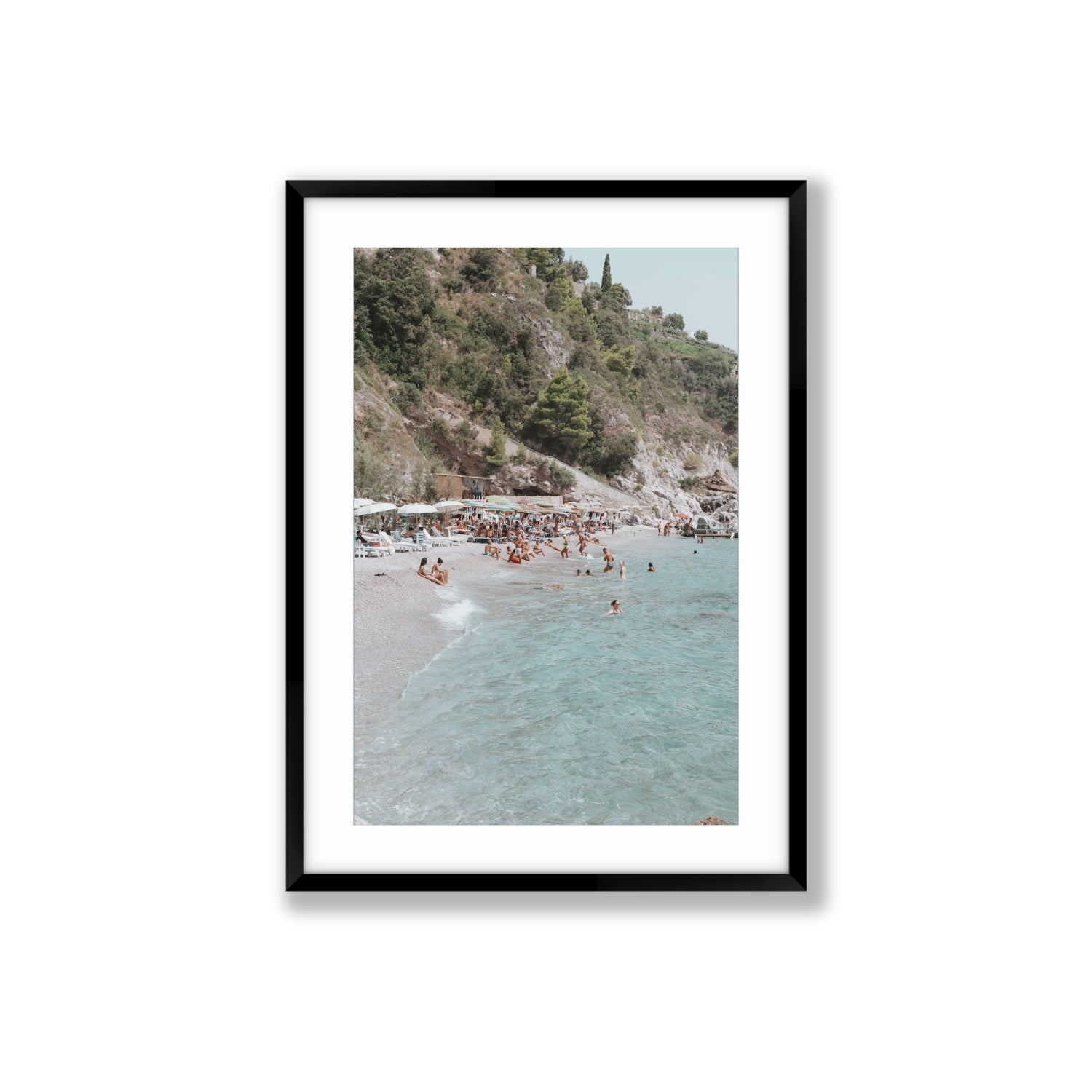 Mediterranean Magic fine art print, Amalfi, Italy, Large, Black Frame · Matboard, Fine Art Print