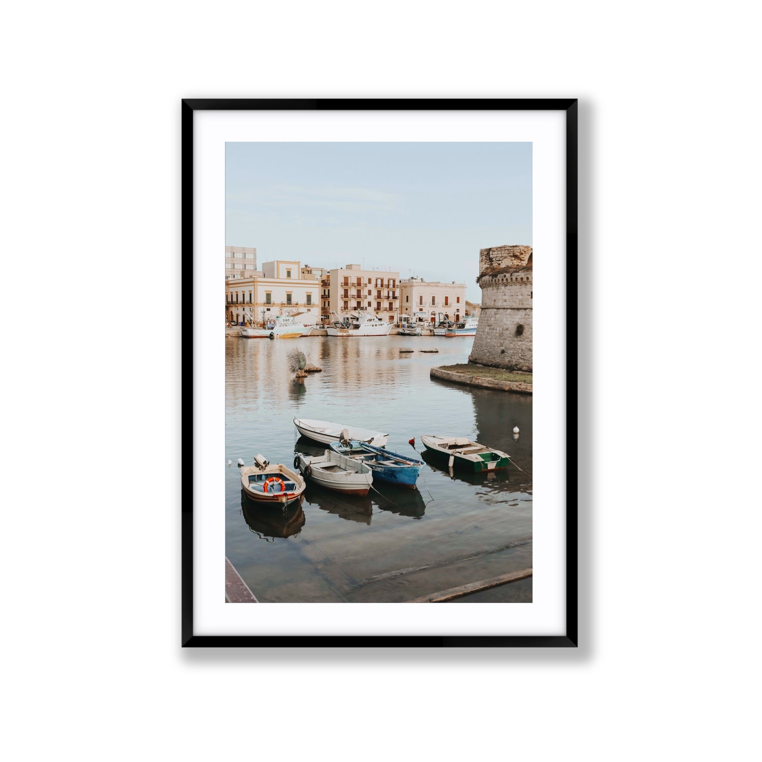 Fishing Legacy fine art print, Puglia, Italy, Extra Large, Black Frame · Matboard, Fine Art Print
