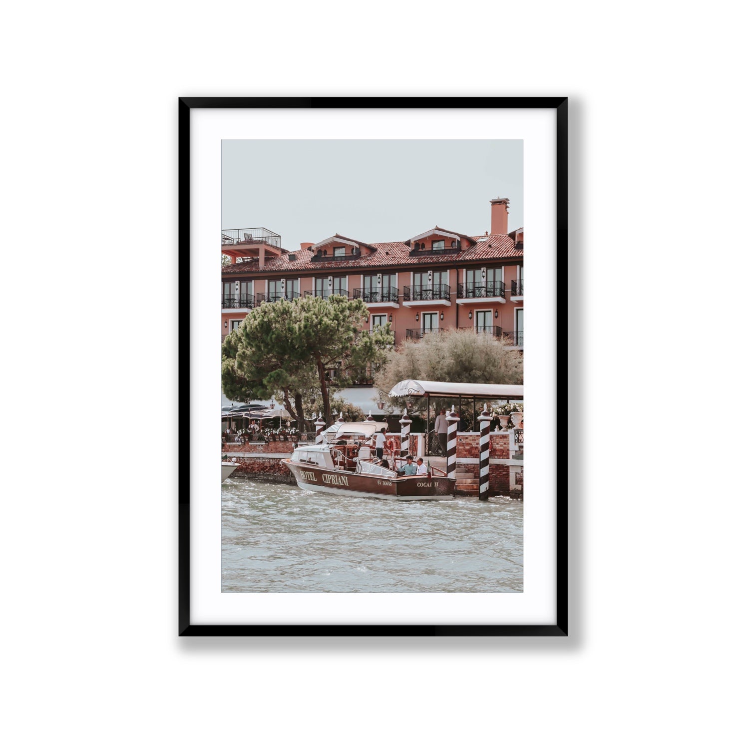Cocai II Venice Italian wall art Extra Large fine art print in black frame with matboard