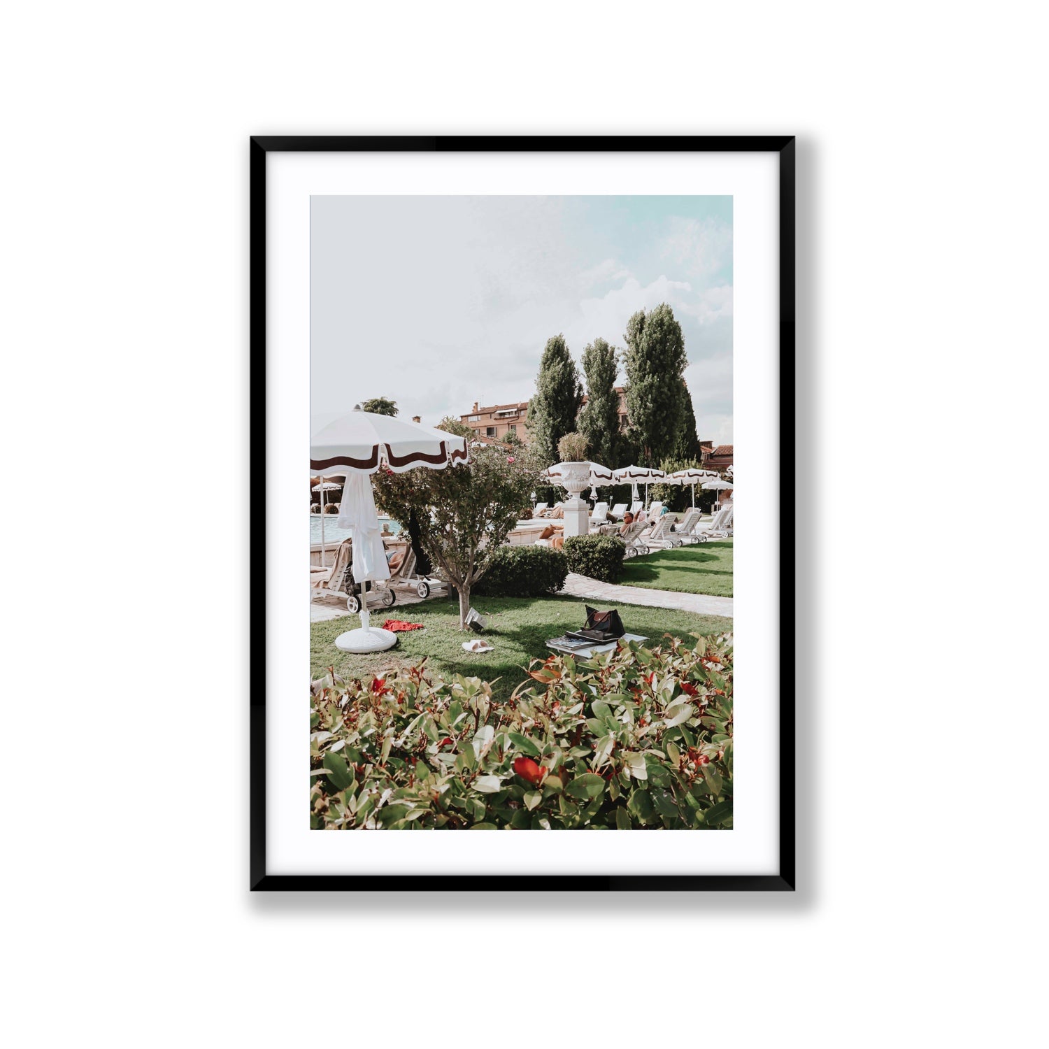 La Serenissima Venice Italian wall art Extra Large fine art print in black frame with matboard