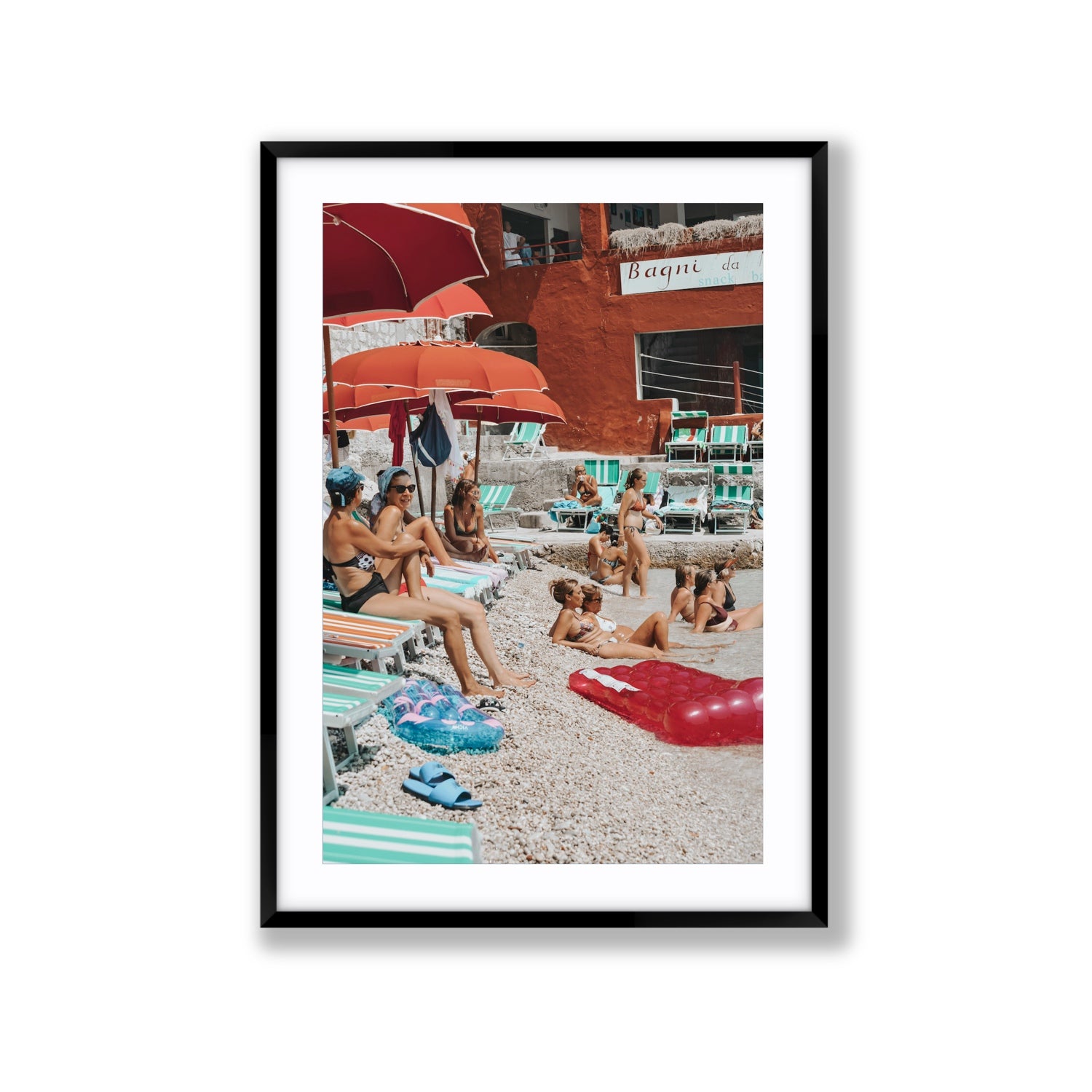 La Dolce Vita fine art print, Capri, Italy, Extra Large, Black Frame · Matboard, Fine Art Print