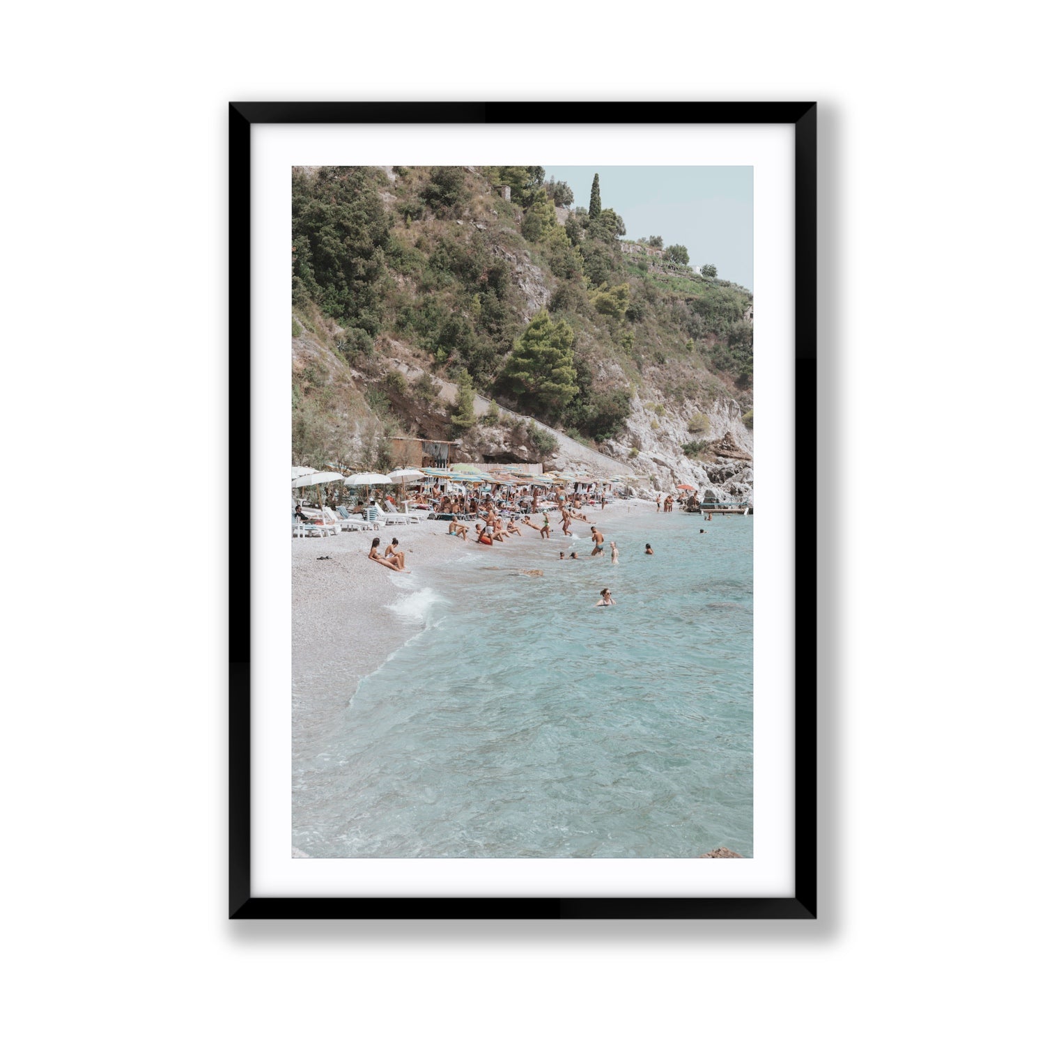Mediterranean Magic fine art print, Amalfi, Italy, Giant, Black Frame · Matboard, Fine Art Print