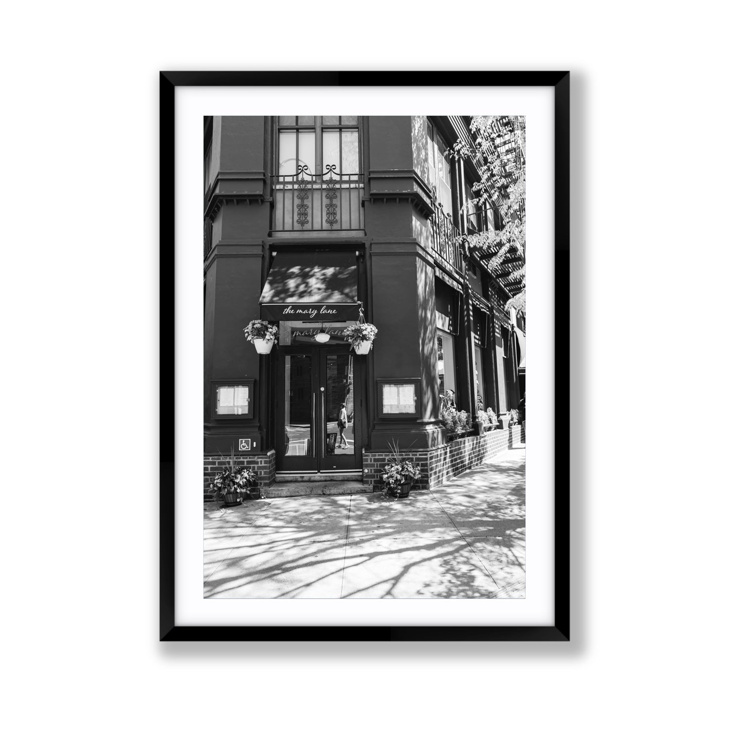 Mary's Corner fine art print, New York, United States, Giant, Black Frame · Matboard, Fine Art Print