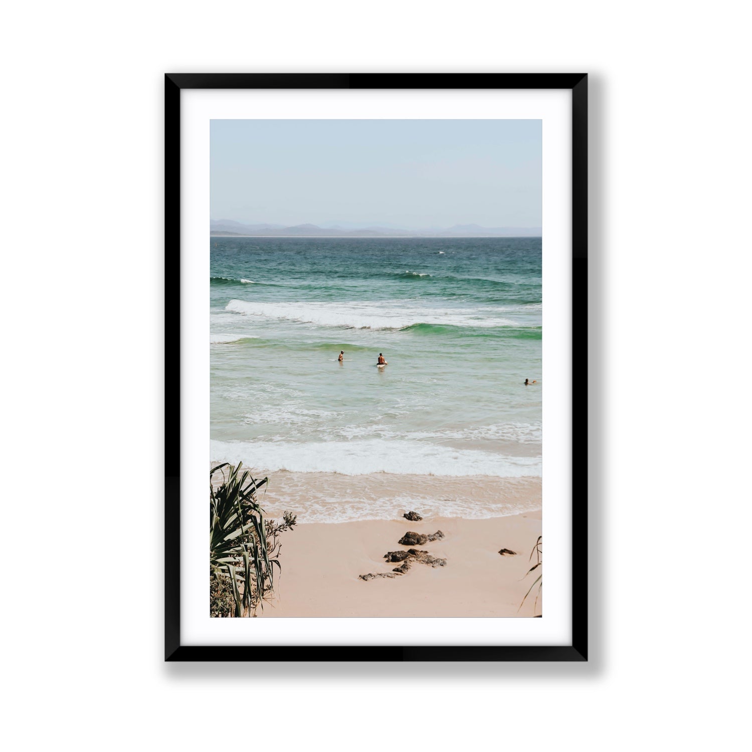 Lets Go Trippin' fine art print, Byron Bay, Australia, Giant, Black Frame · Matboard, Fine Art Print