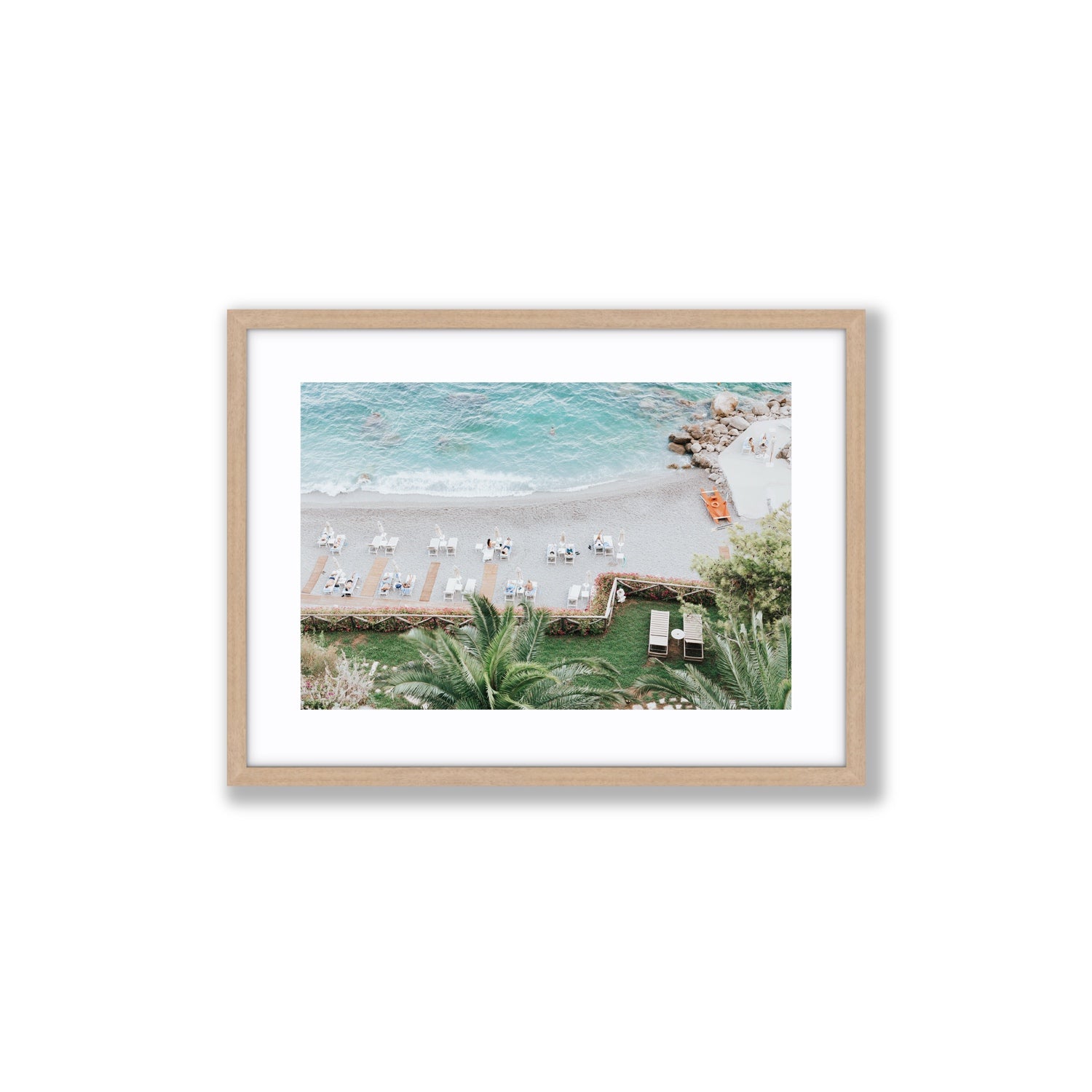 Elysian fine art print, Amalfi, Italy, Medium, Natural Oak Frame · Matboard, Fine Art Print