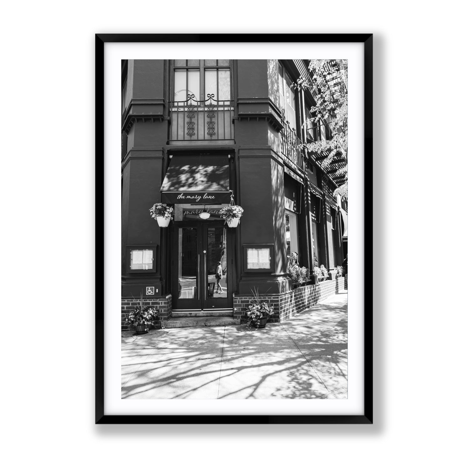 Mary's Corner fine art print, New York, United States, Gallery, Black Frame · Matboard, Fine Art Print