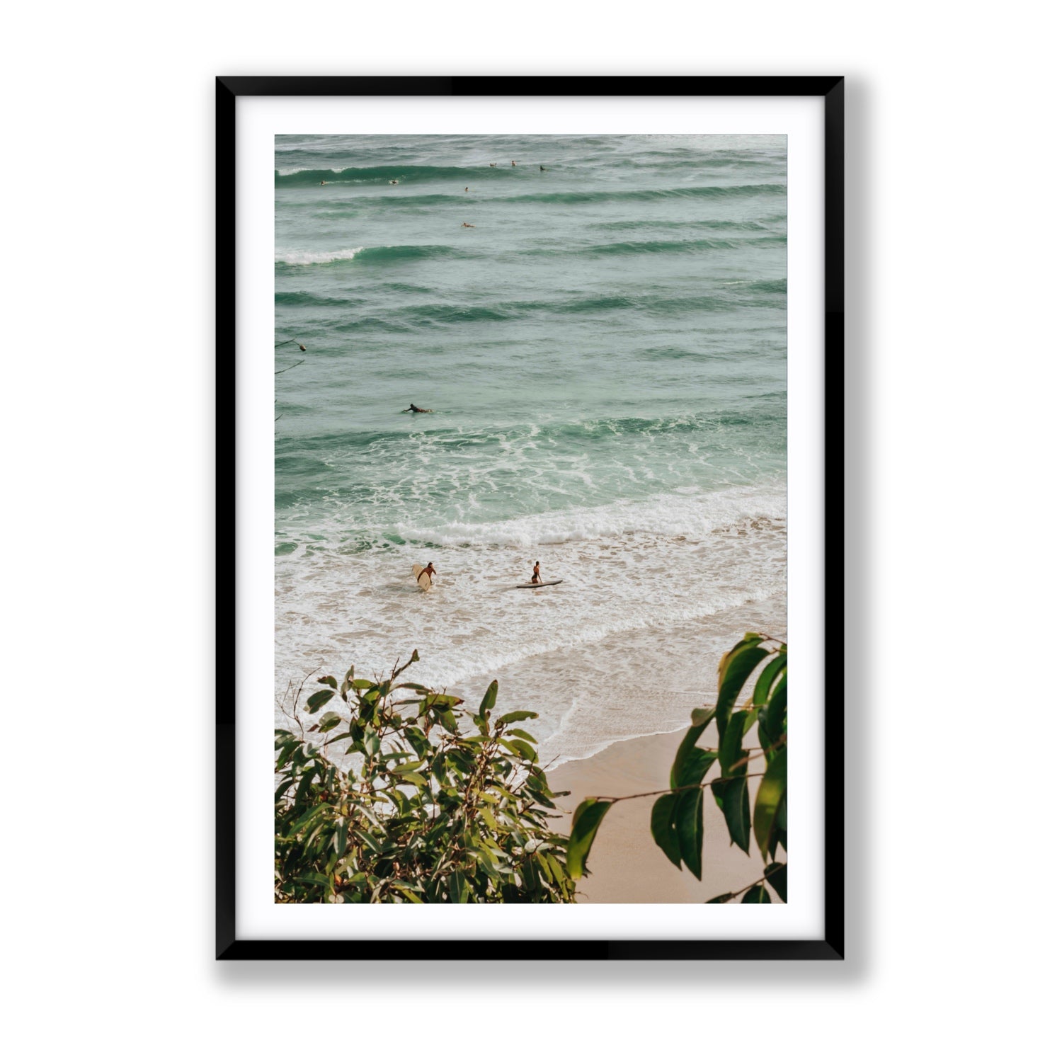 Private Paradise fine art print, Byron Bay, Australia, Gallery, Black Frame · Matboard, Fine Art Print