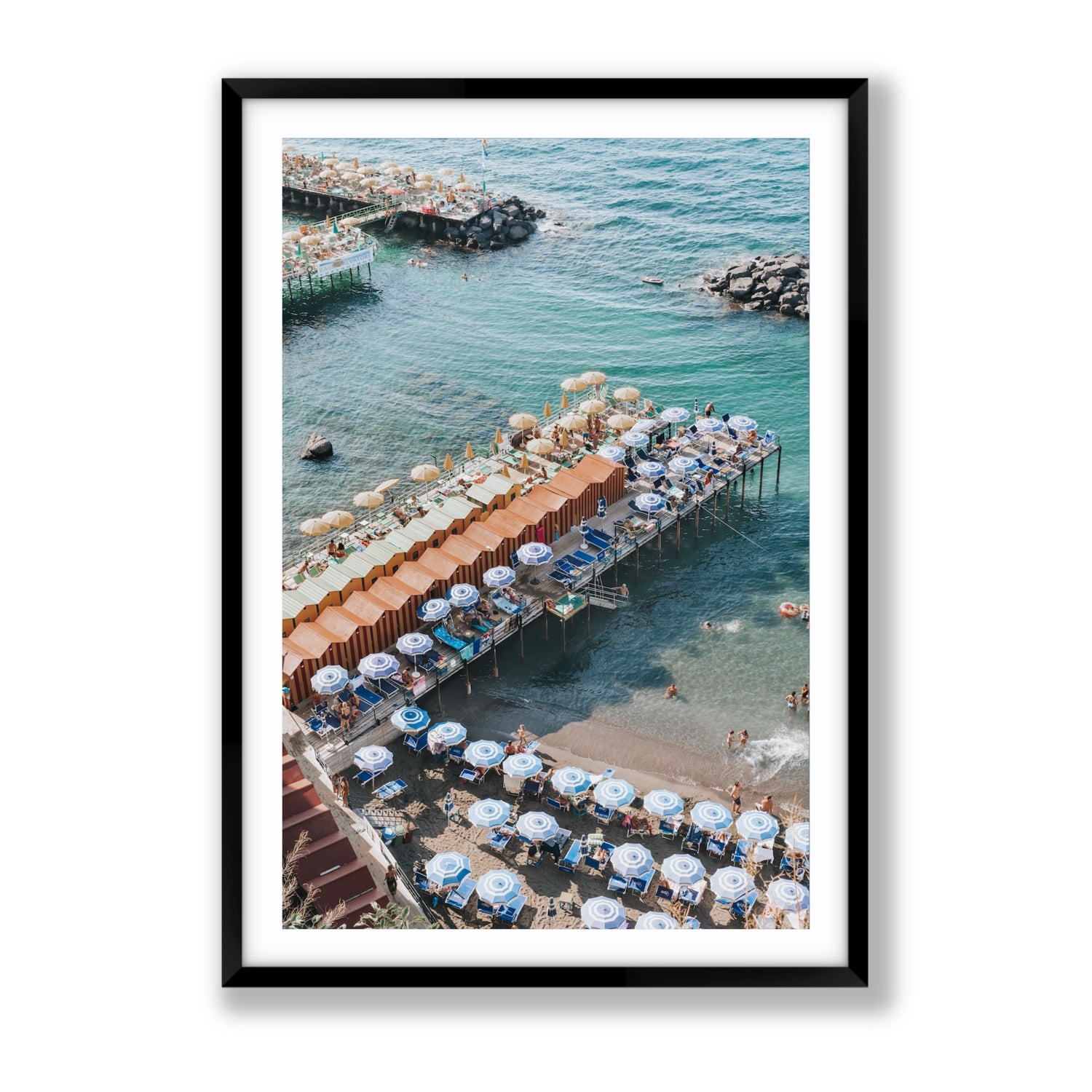 Ocean Fantasy fine art print, Sorrento, Italy, Gallery, Black Frame · Matboard, Fine Art Print