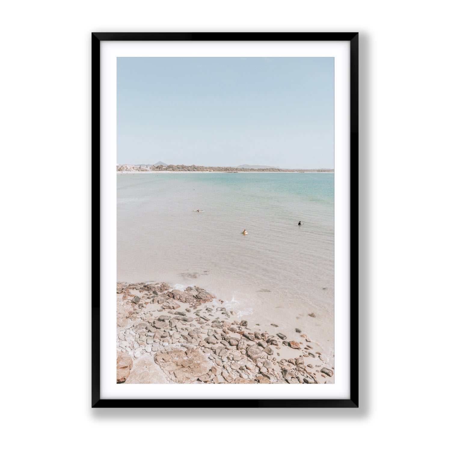 Sweet Serotonin fine art print, Noosa, Australia, coastal scenes artwork, Gallery, Black Frame · Matboard, Fine Art Print