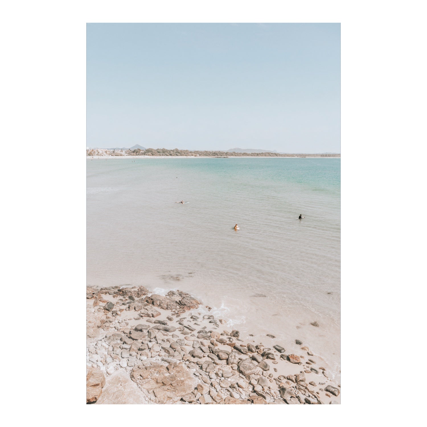 Full artwork view of Sweet Serotonin fine art print, Noosa, Australia, coastal scenes artwork