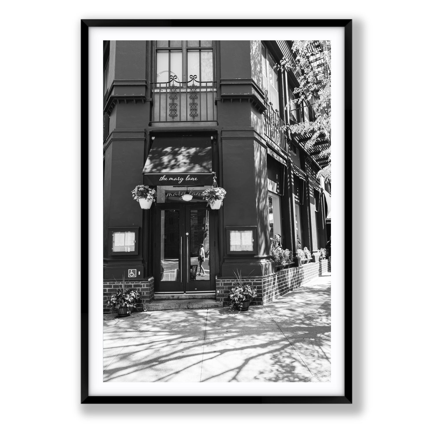 Mary's Corner fine art print, New York, United States, Statement, Black Frame · Matboard, Fine Art Print