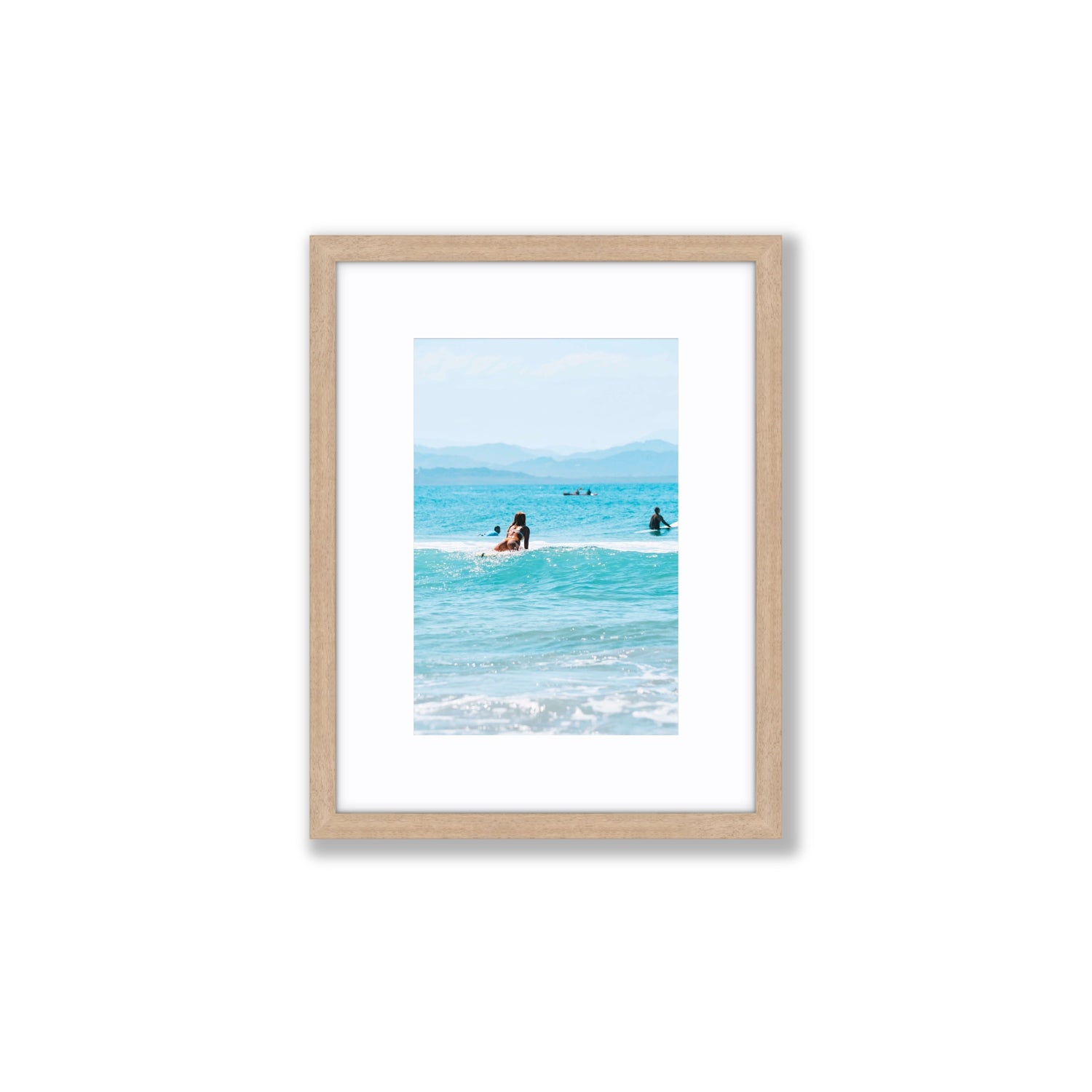 Tatiana fine art print, Byron Bay, Australia, Small, Natural Oak Frame · Matboard, Fine Art Print