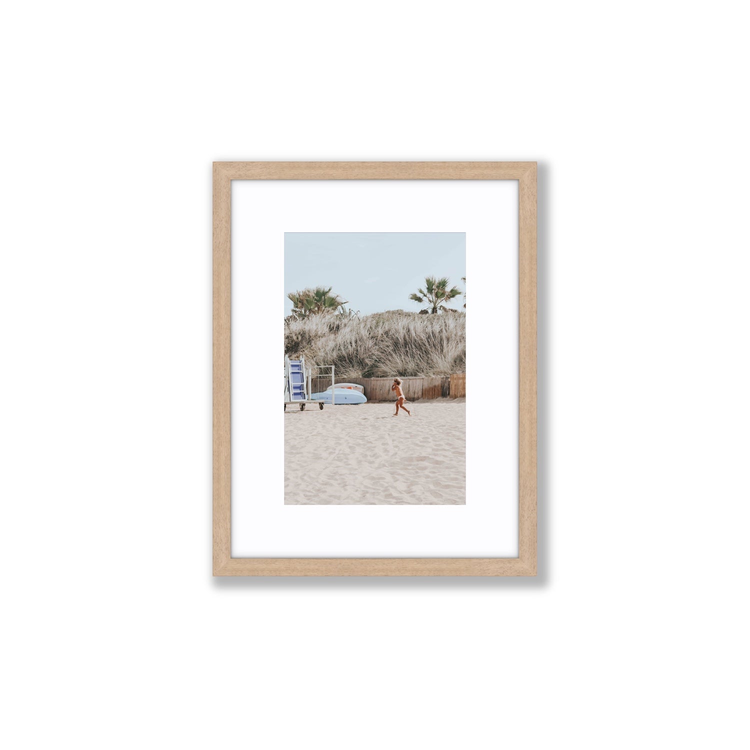 Little Explorer fine art print, Puglia, Italy, Small, Natural Oak Frame · Matboard, Fine Art Print