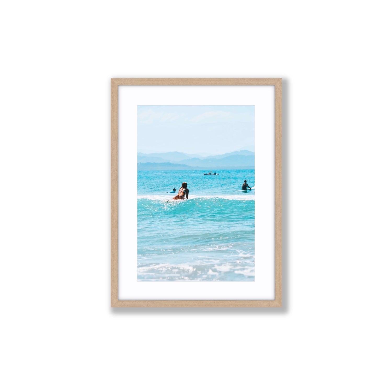 Tatiana fine art print, Byron Bay, Australia, Medium, Natural Oak Frame · Matboard, Fine Art Print