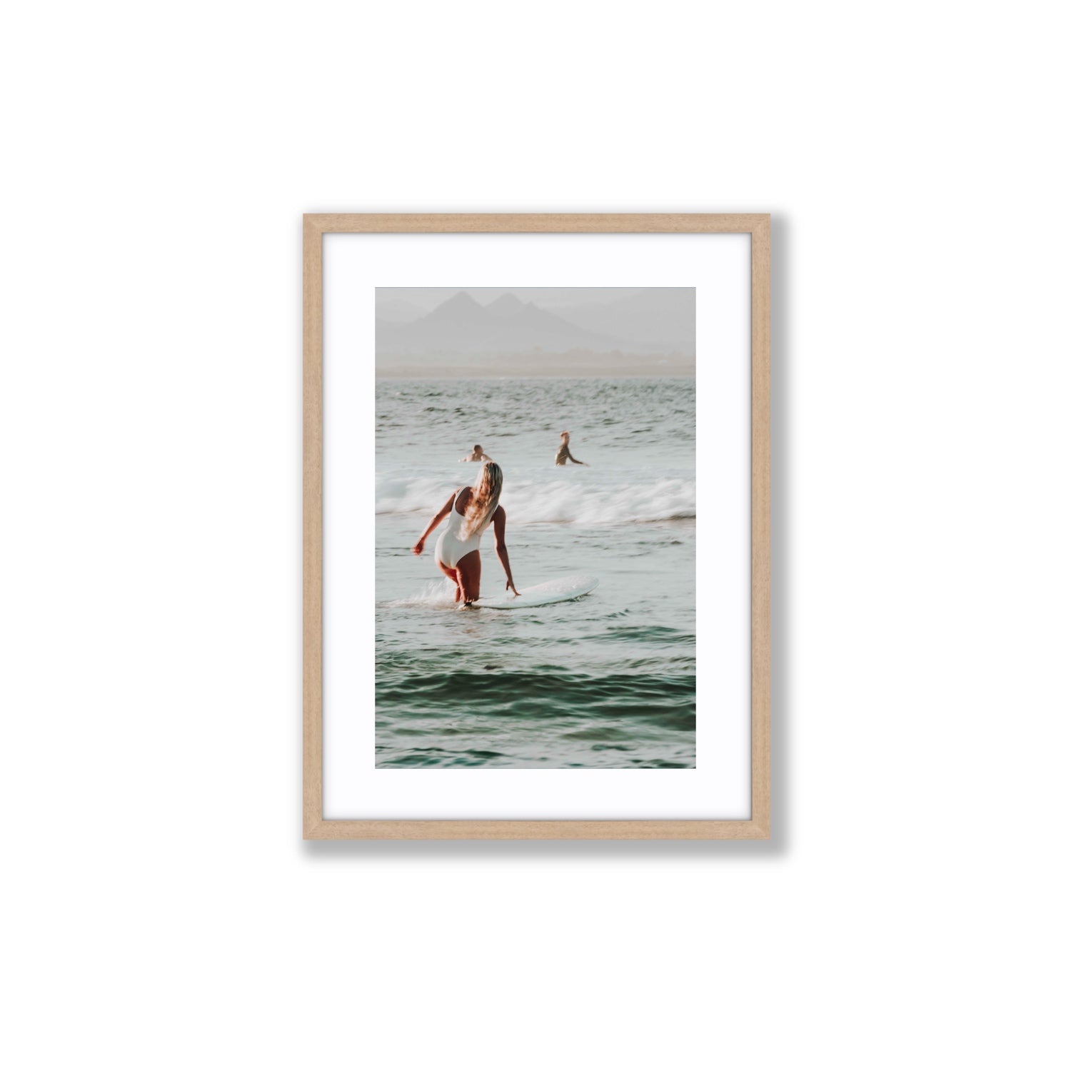 Blondie fine art print, Byron Bay, Australia, Medium, Natural Oak Frame · Matboard, Fine Art Print